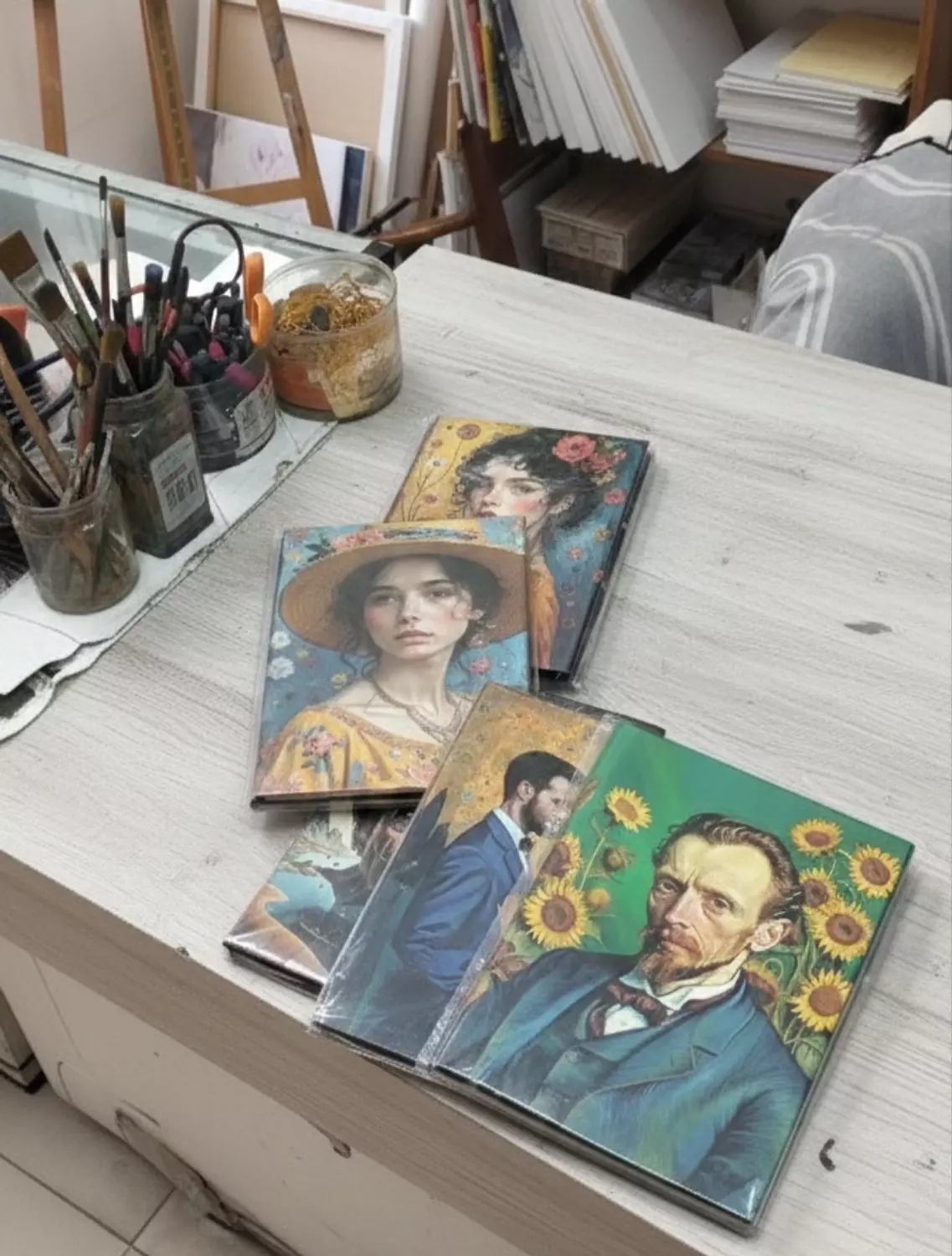 اسكتش رسم 100 ورقة نص ابيض ونص كرافت A4 image