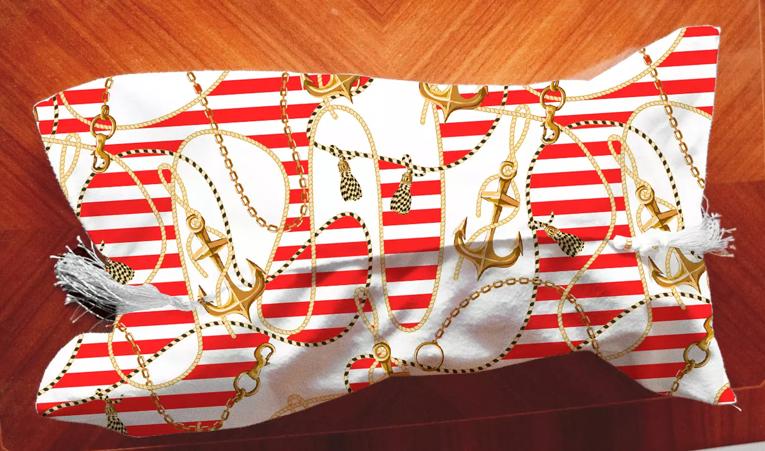 Tissue Cover - Golden boat hook - Multi Color  image