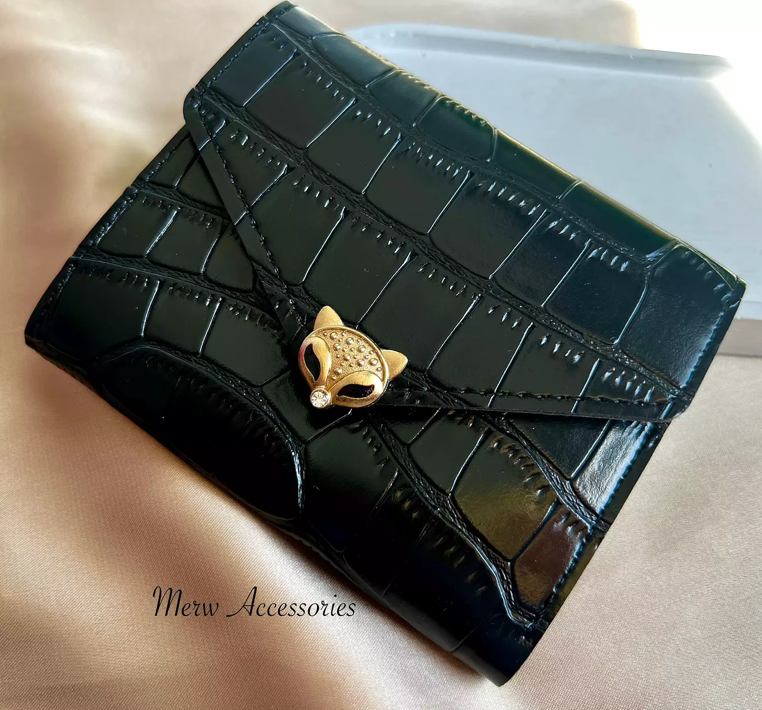 Black owl wallet  1