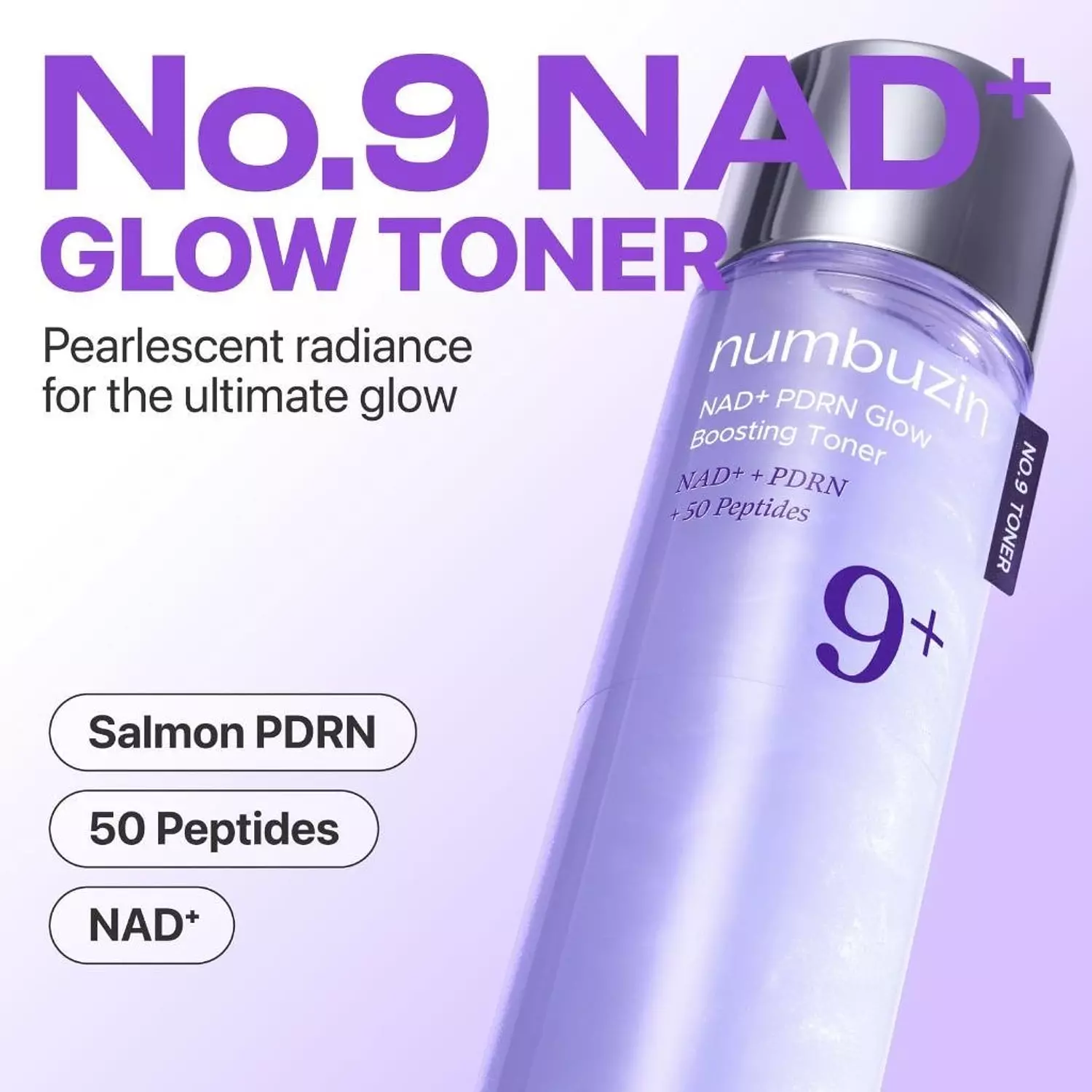 No.9 NAD + PDRN Glow Boosting Toner 150ml 1