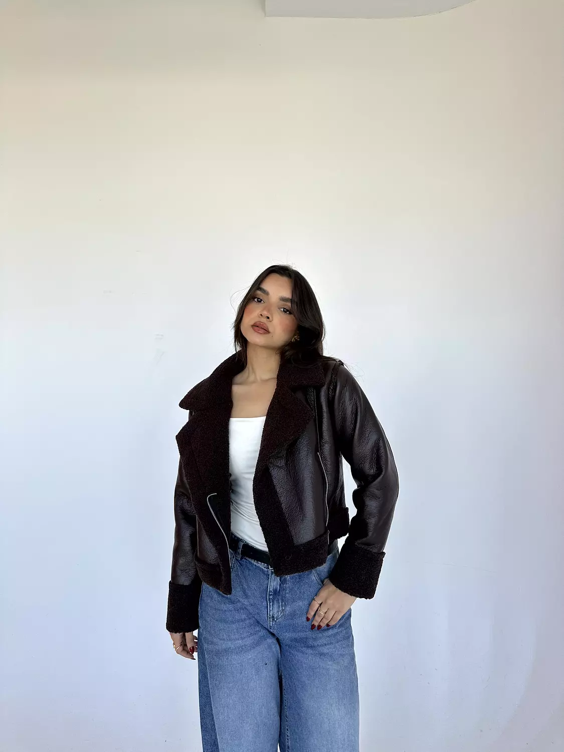 Teddy Leather Jacket 10