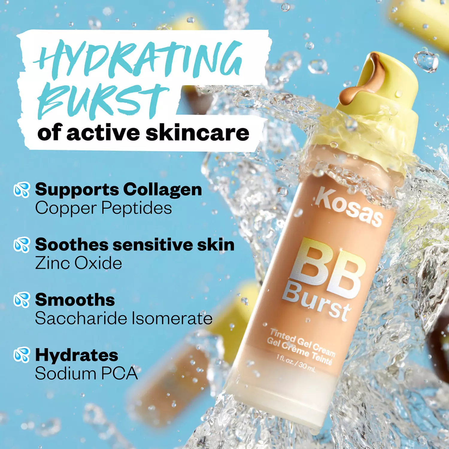Kosas  BB Burst Hydrating Tinted Gel Cream 4