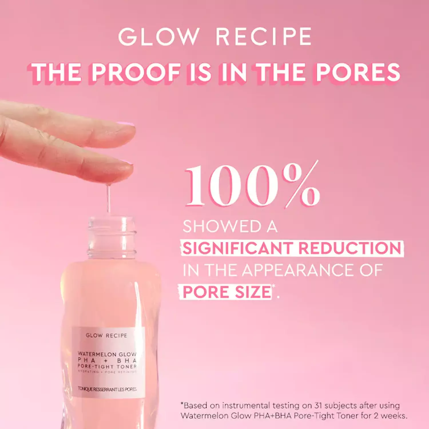 Glow Recipe Mini Watermelon Glow PHA + BHA Pore-Tight Toner 1