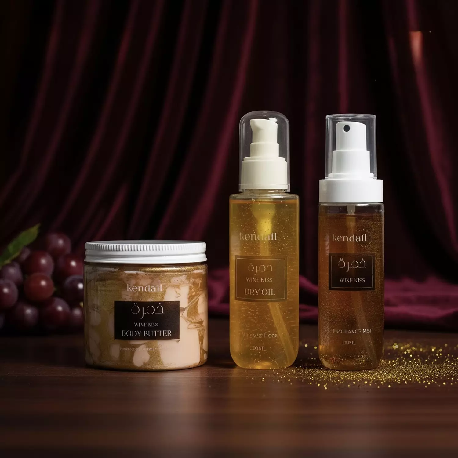 The Scented Body Glow Bundle – Wine Kiss image