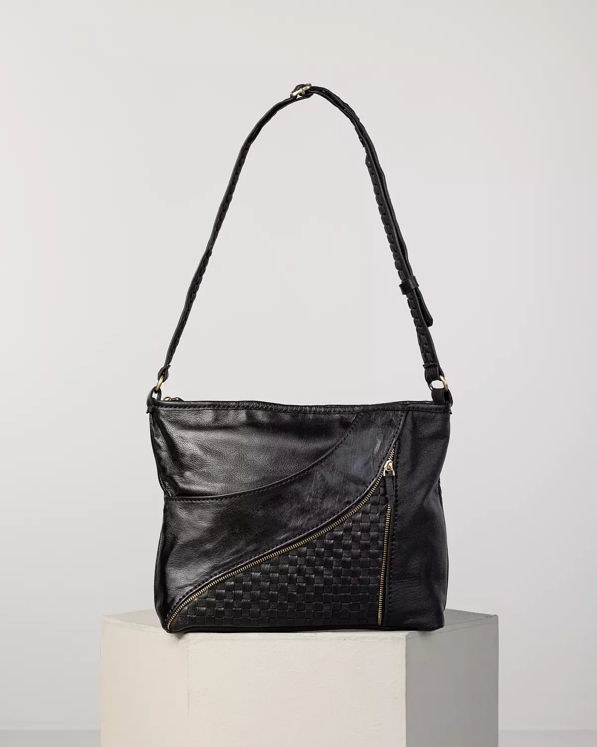 The Woven Zippered Crossbody Bag 3