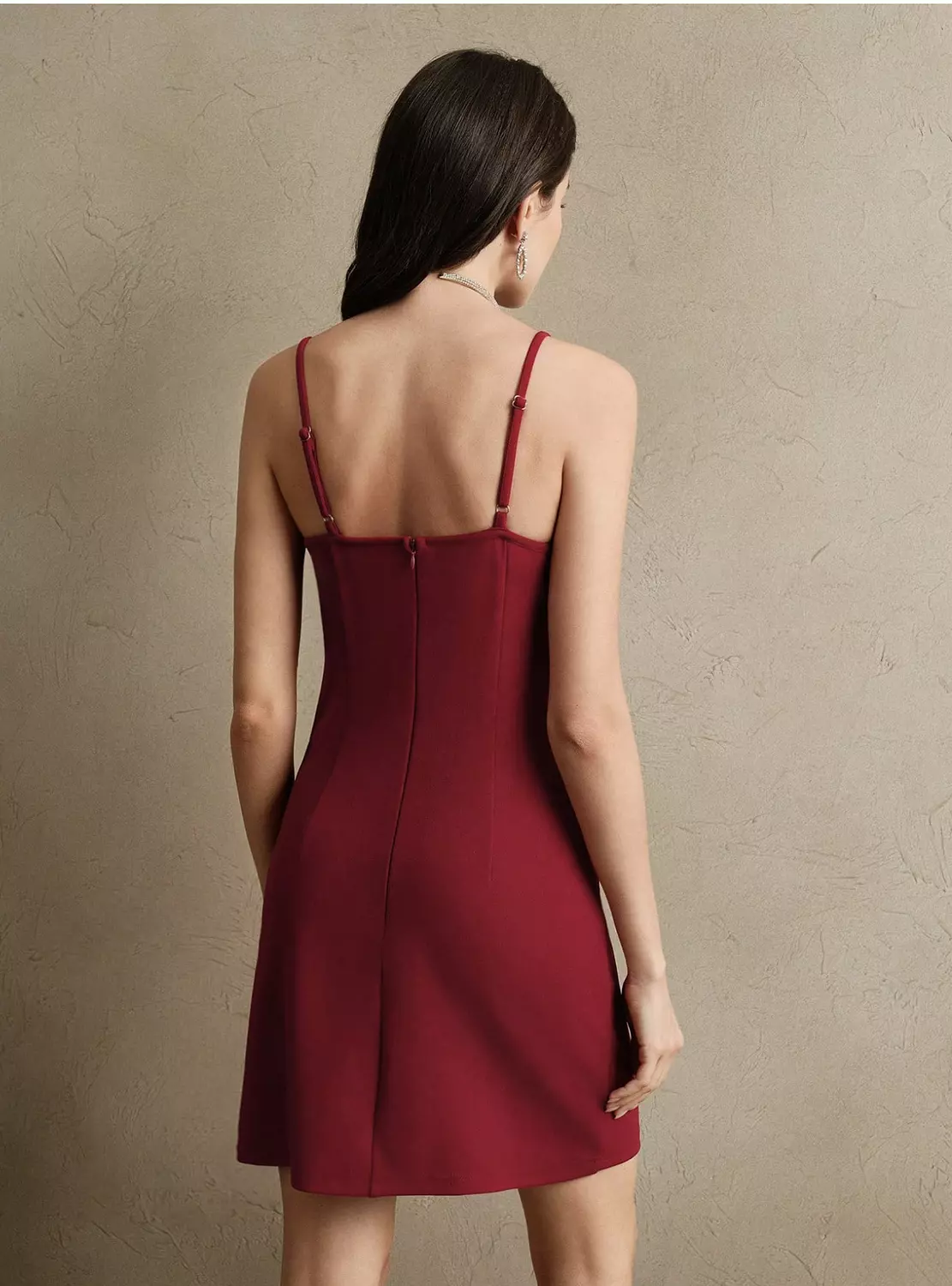 Wine Red Women's Slip Dress hover image