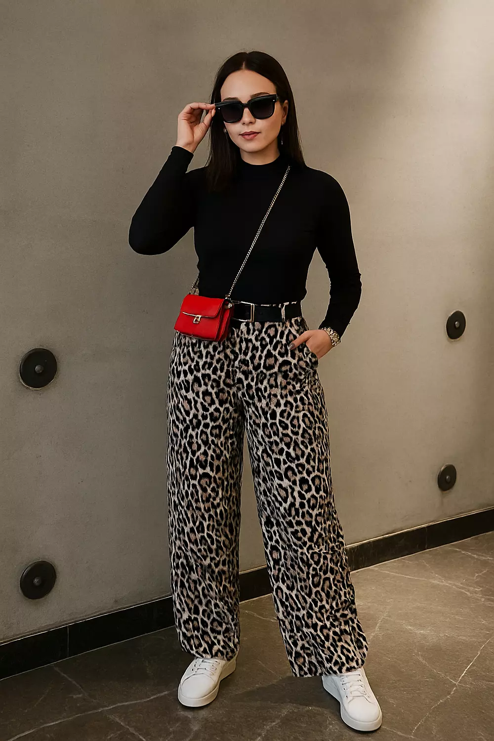 Leopard Pants hover image