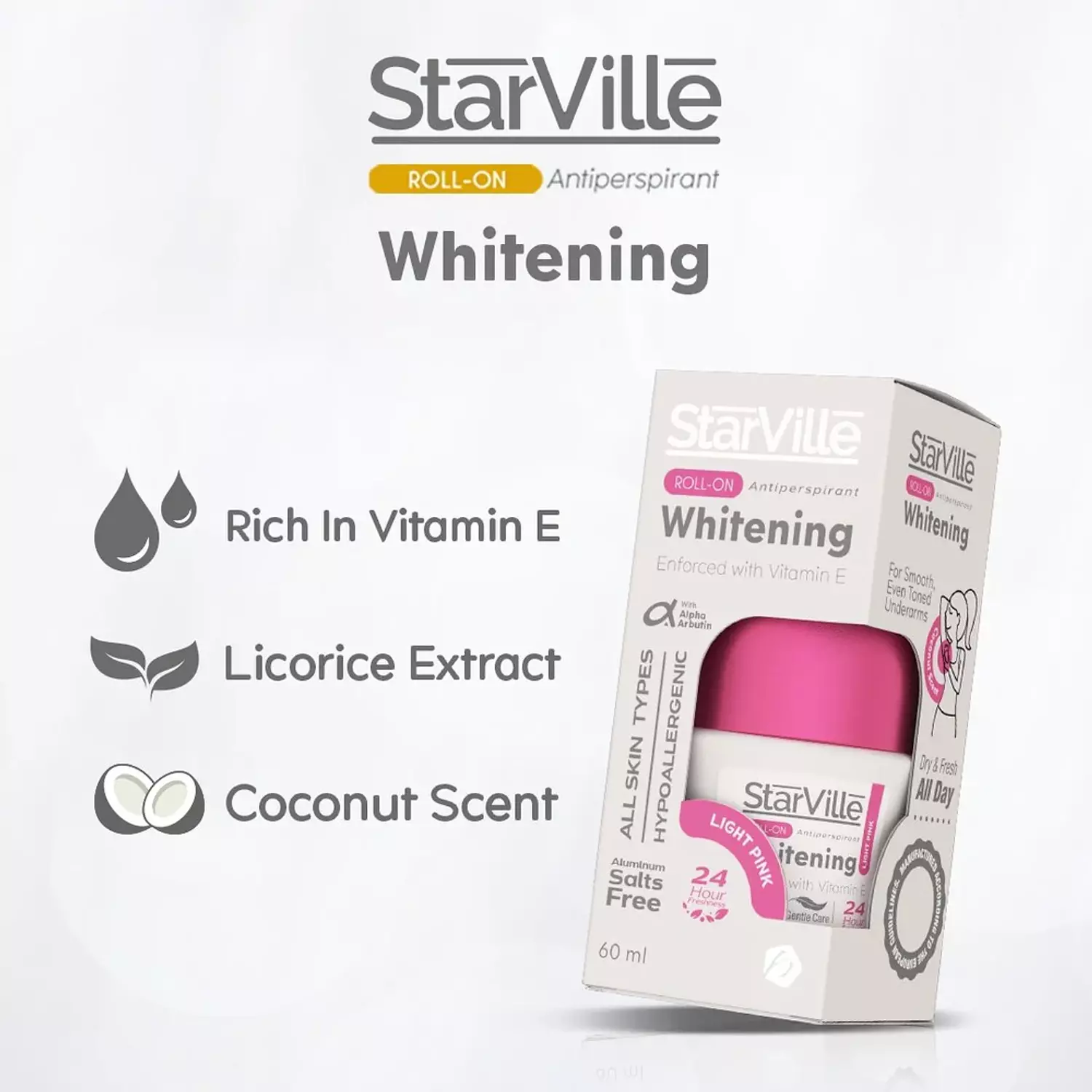 Starville Roll On - Light Pink 2