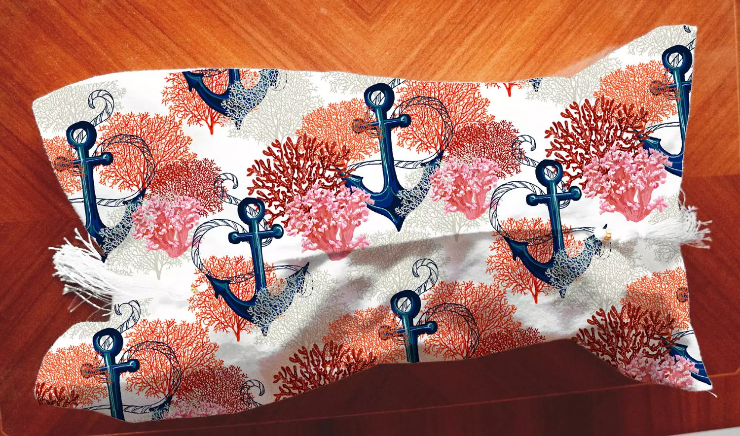 Tissue Cover - Coral Reefs - Multi Color Design  image