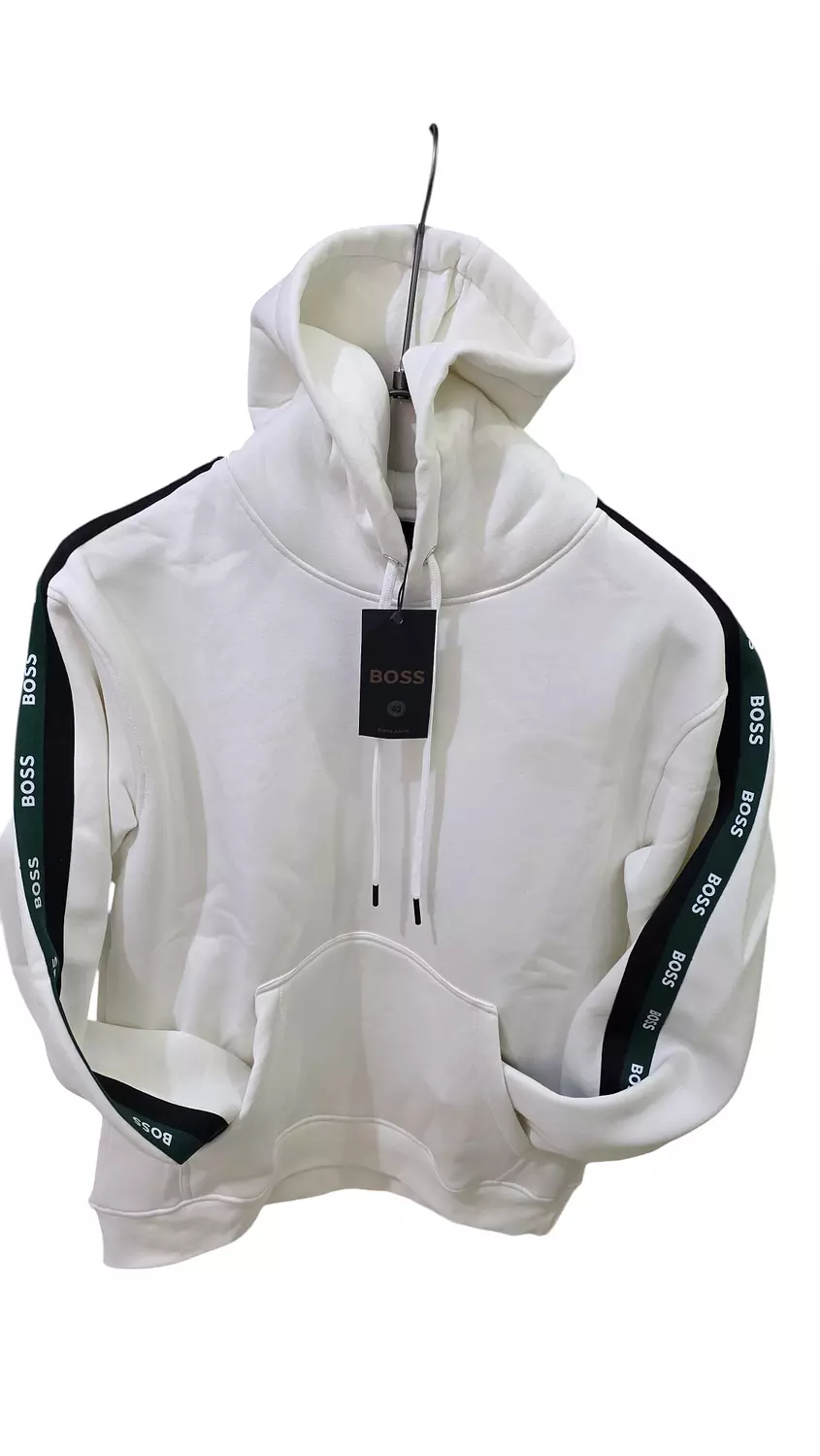 Boss hoodie white 4