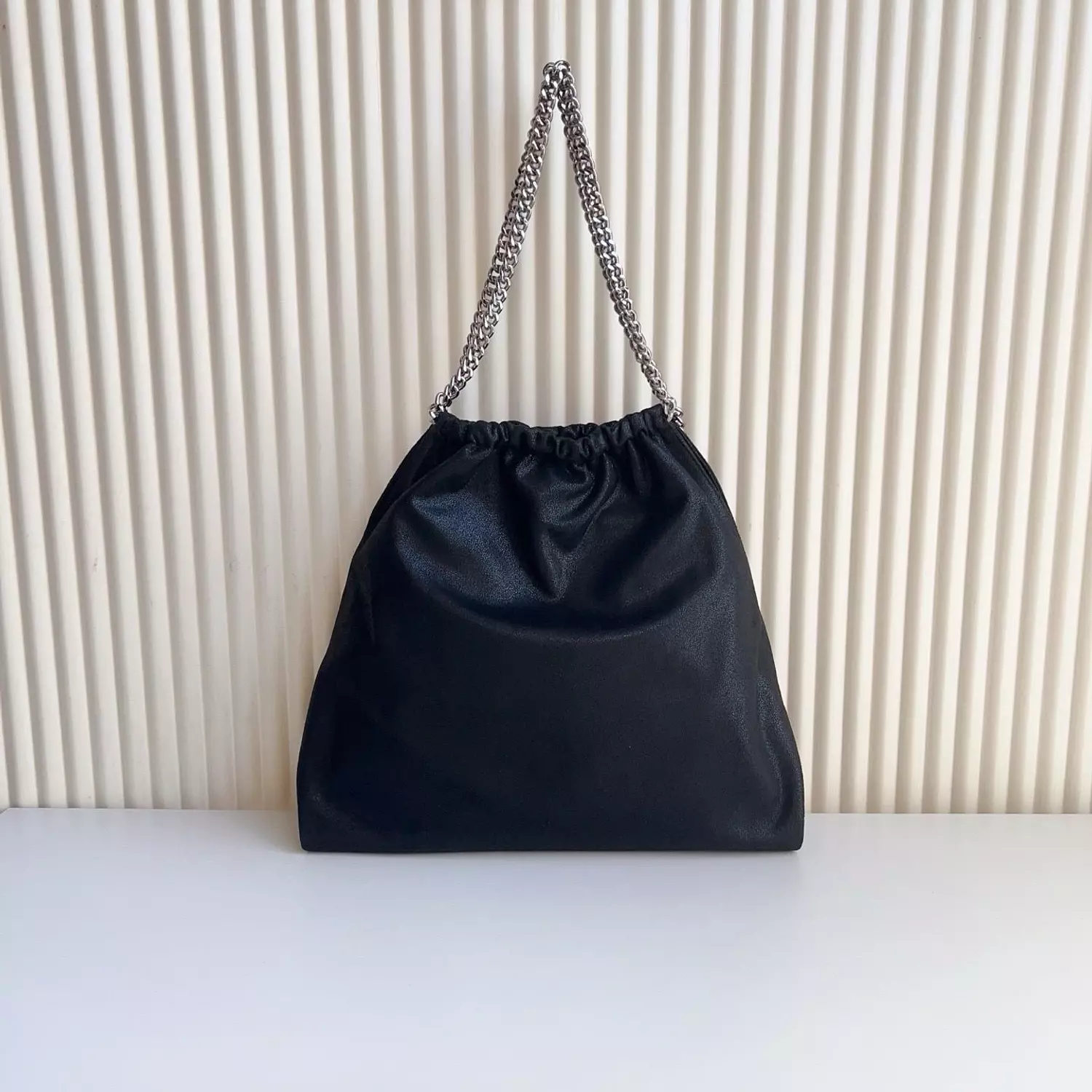 STELLA MCCARTNEY  Falabella Chain Shoulder Bag - Black 2