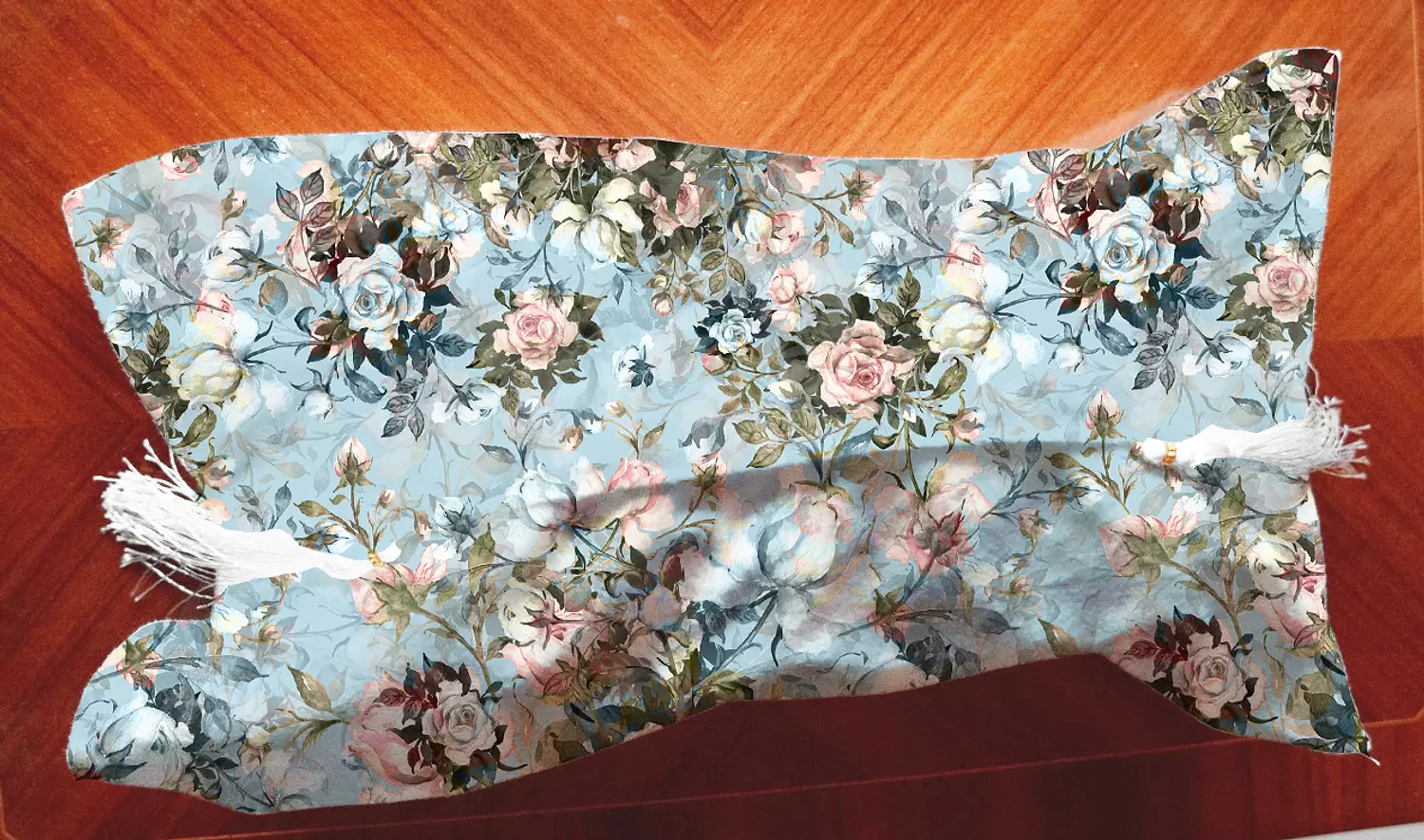Tissue Cover - Floral Design - Multi Color Pattern  image