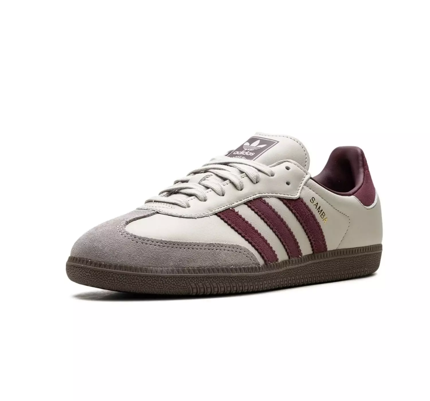 Samba OG 'Putty Grey Maroon' 3