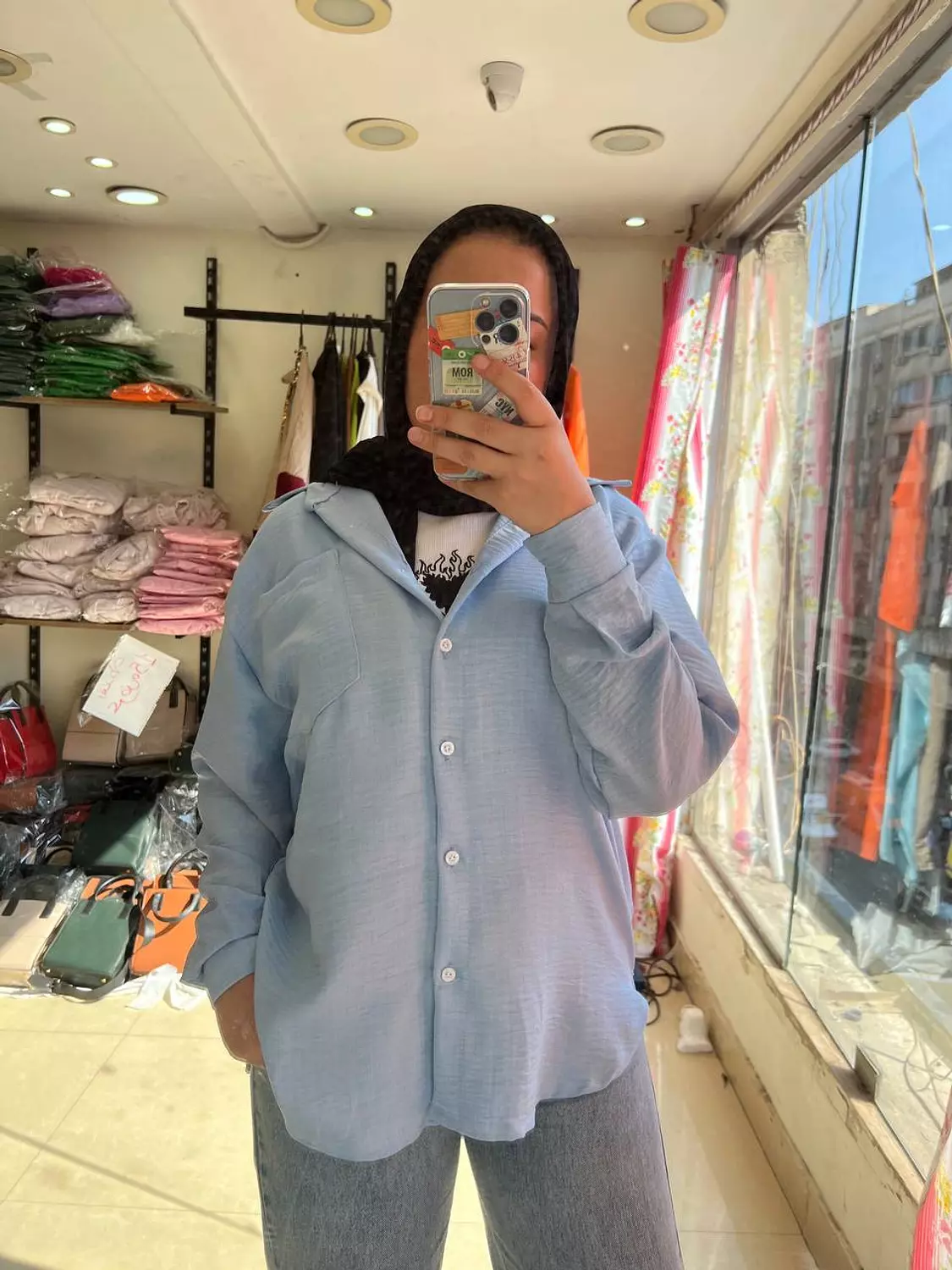 Linen chemise S 2