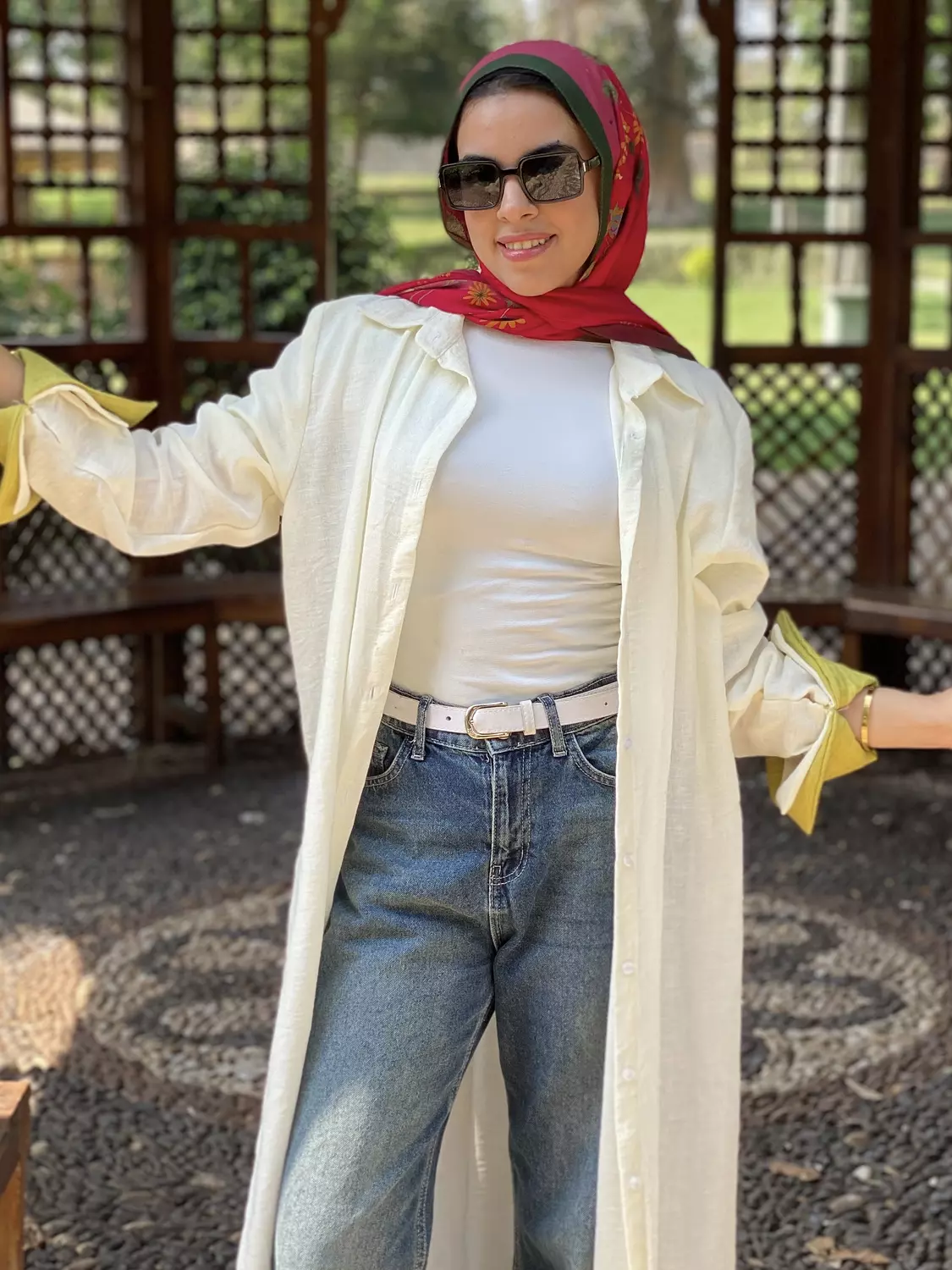 Flowy Shirt Off White  3