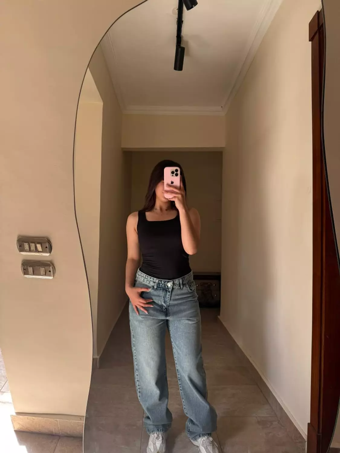 Straight Leg Jeans Dirty Blue hover image