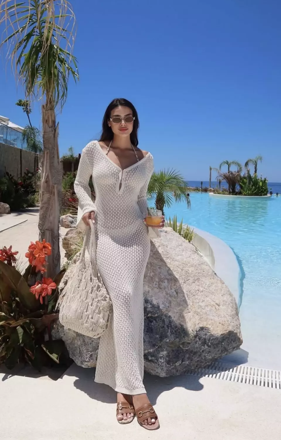 Crochet Pin Beach Dress 2