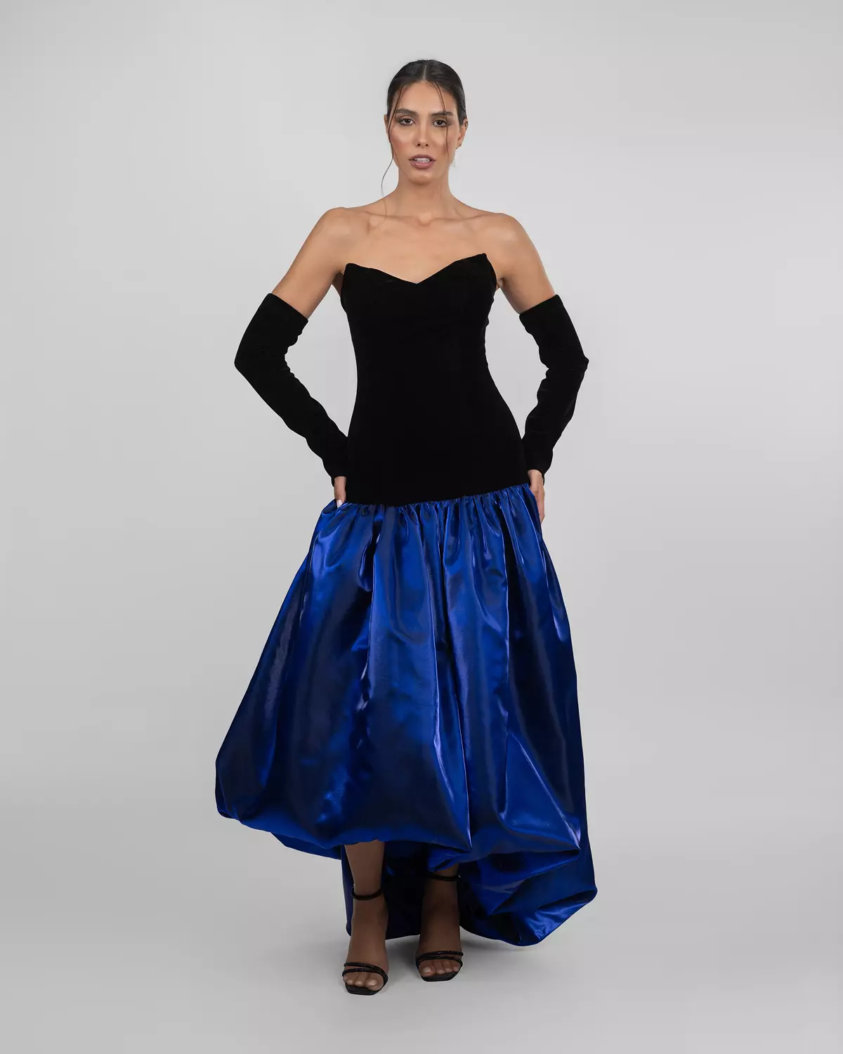 Midnight Royal Semi-Couture Dress image