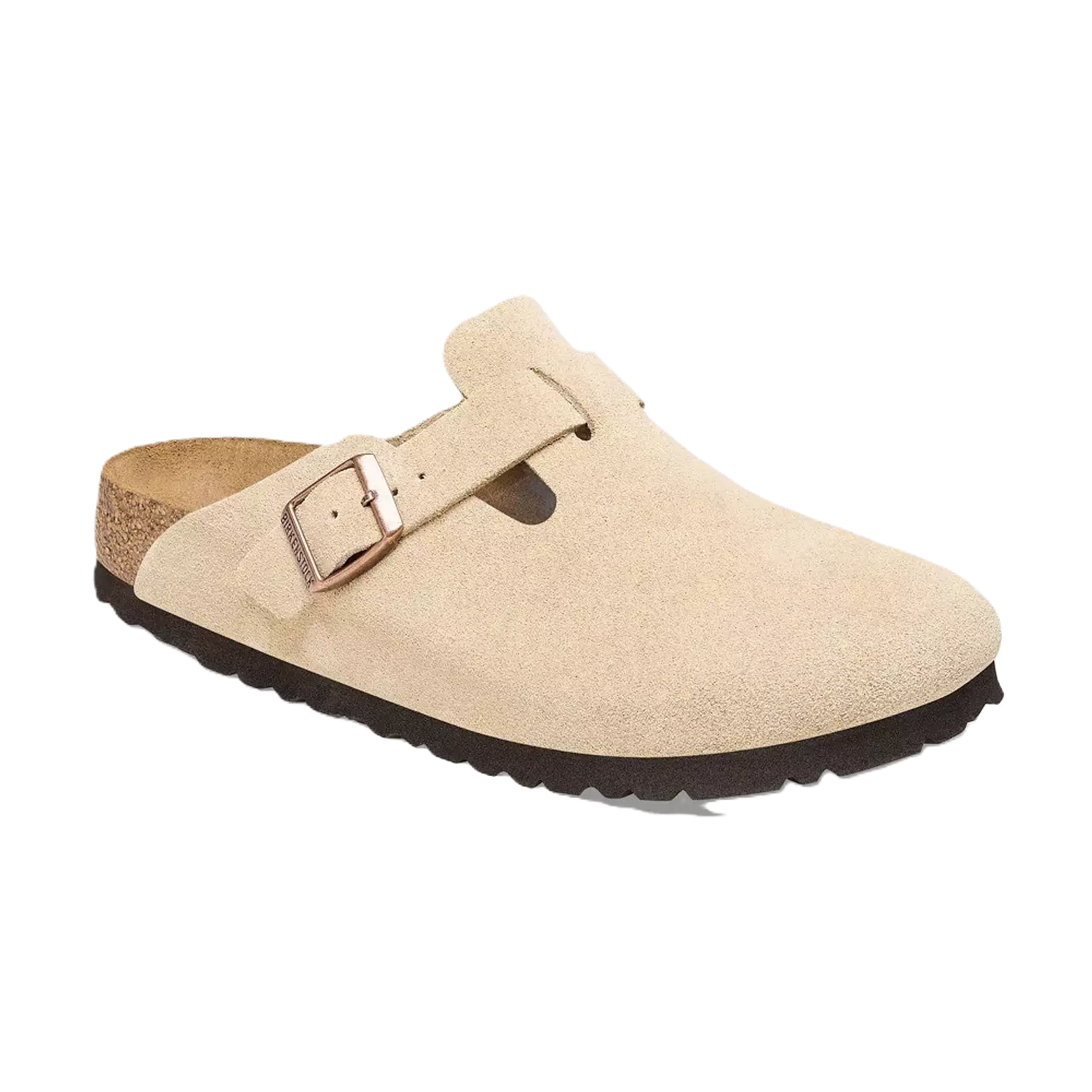 Birkenstock Boston Beige Suede 1
