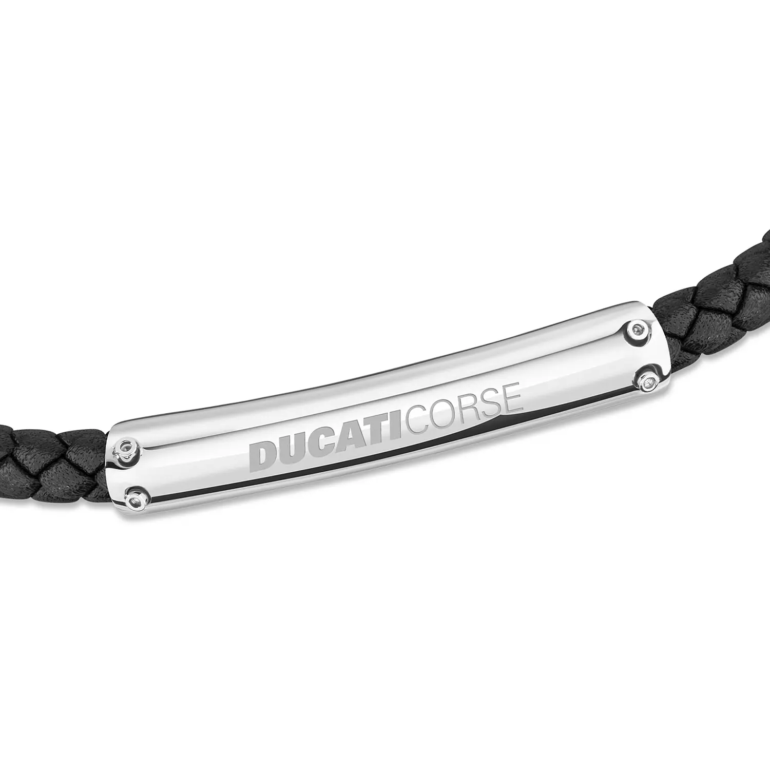 Ducati - DTAGB2137801 - VITTORIA BLACK LEATHER WITH Stainless Steel BRACELET 1