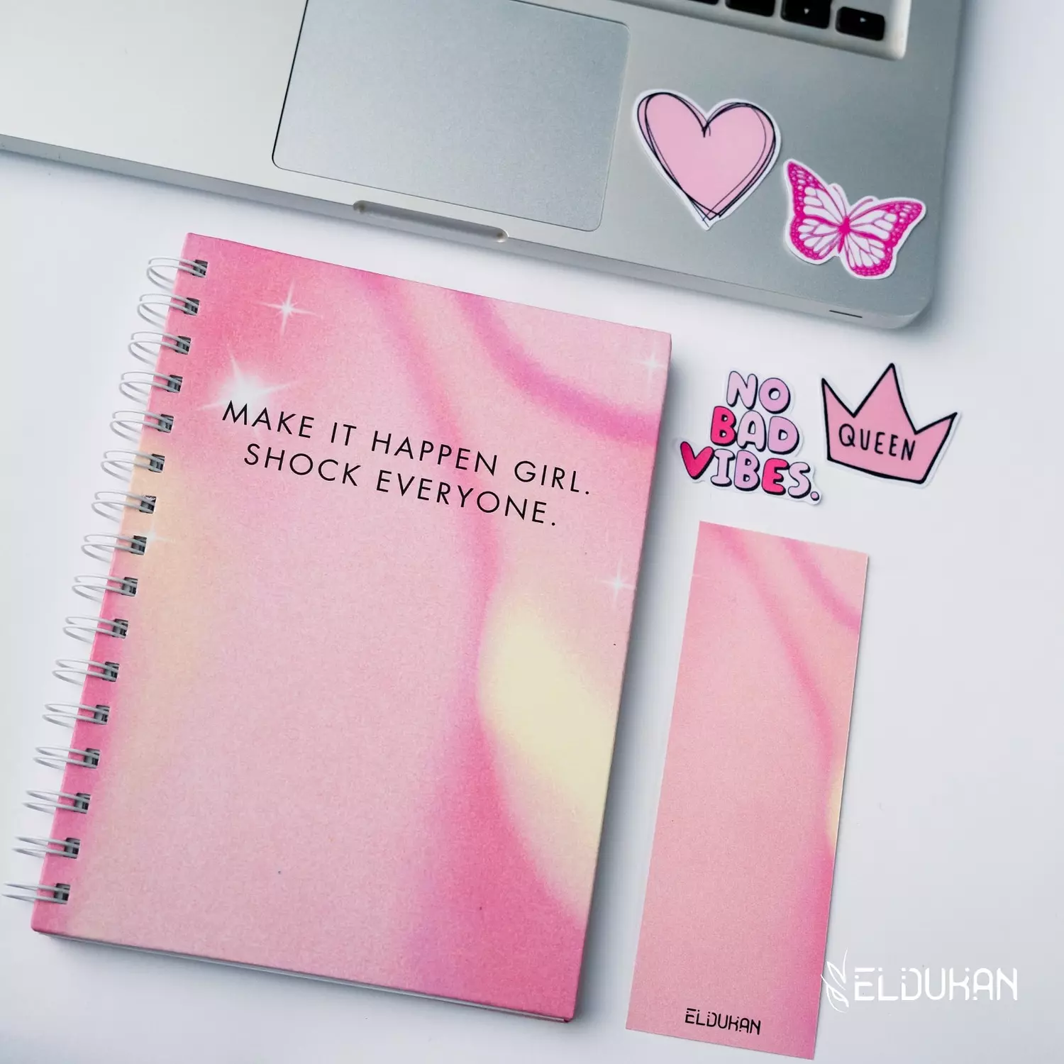 Make it happen girl notebook package image