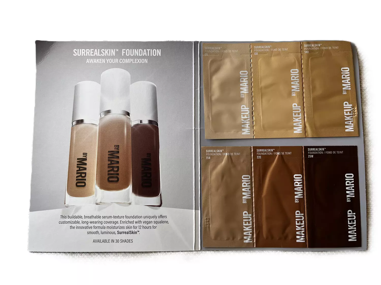 Make up by Mario Foundation 0.15ml x6 1