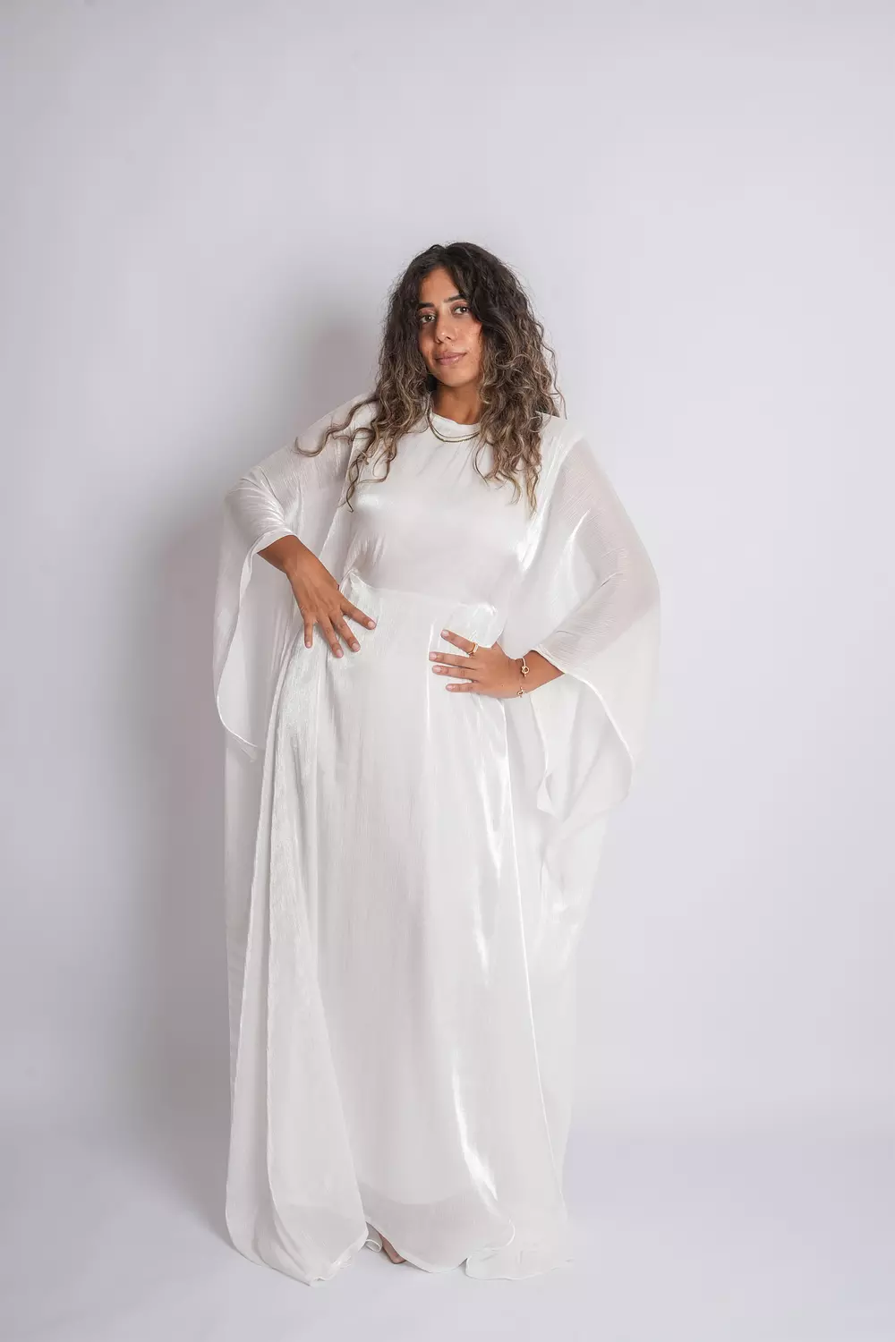 White Butterfly Abaya 11