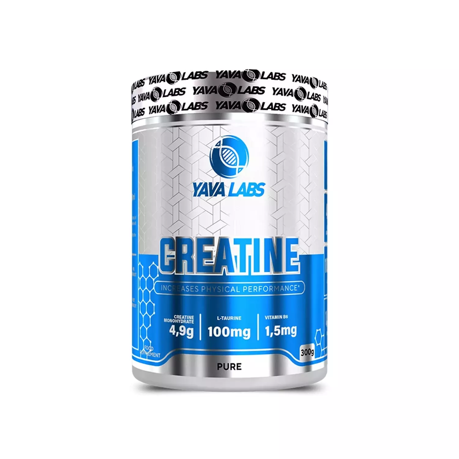 Yava Labs Creatine 300g – Pure Creatine Monohydrate for Strength, Power & Recovery (60 Servings) image