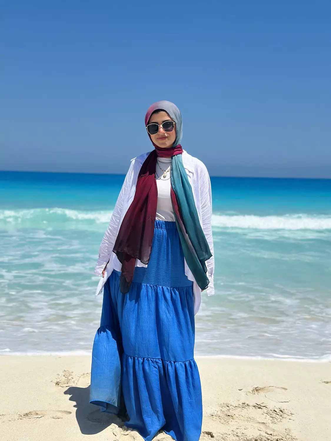 Nabeela Skirt - Blue 5