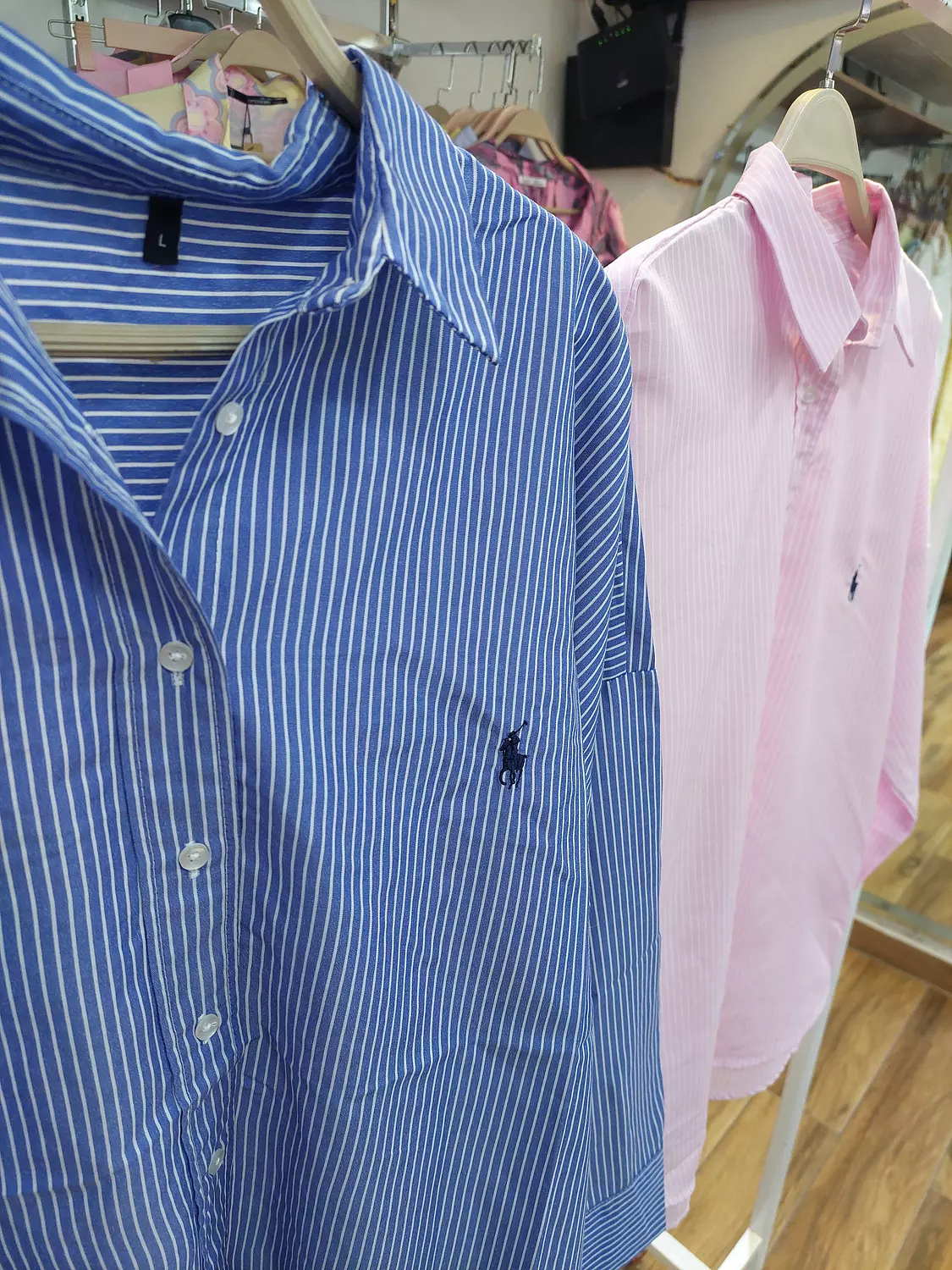 Blue Stripped Polo Shirt  6