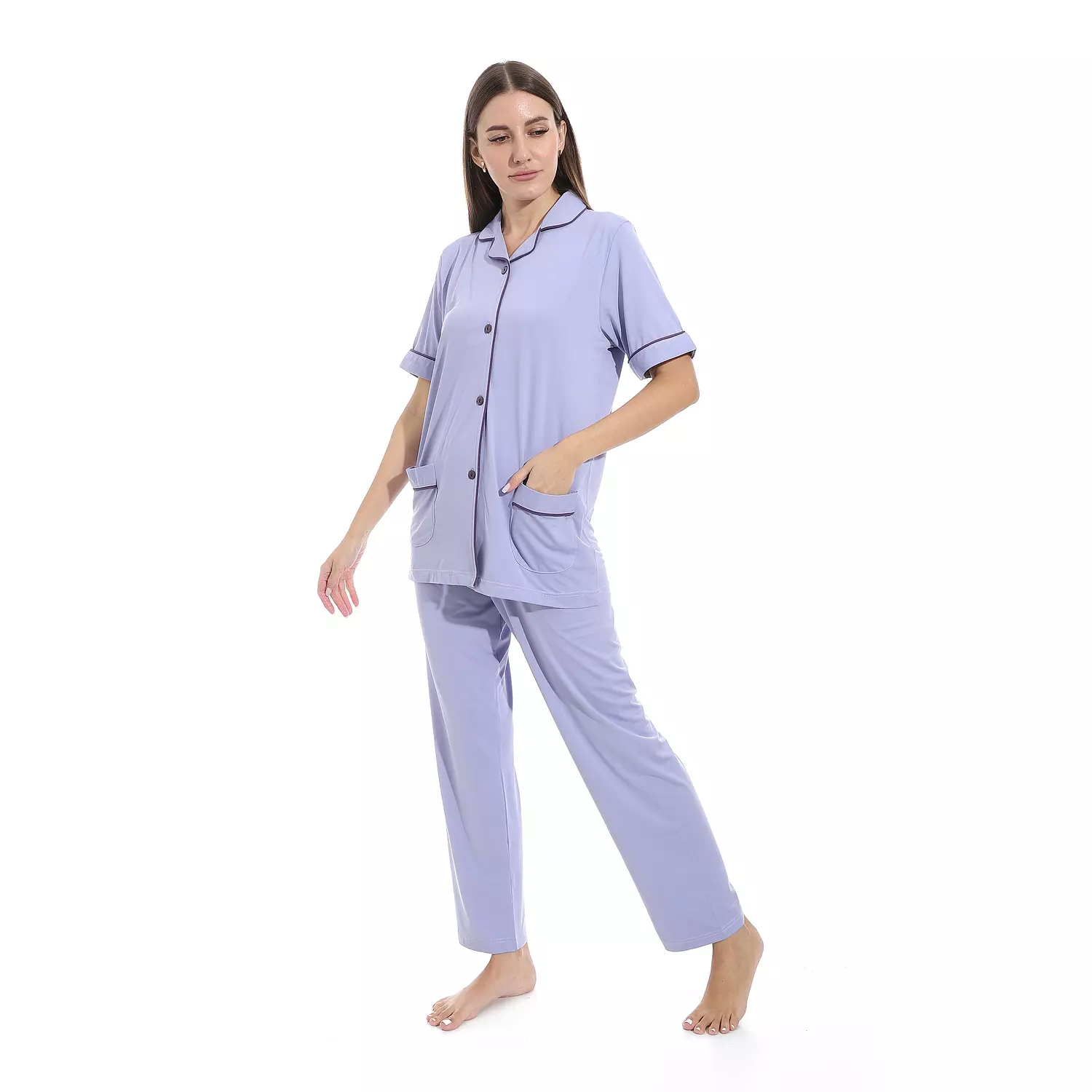Women Classic PJ - 2534 - Light Purple  3