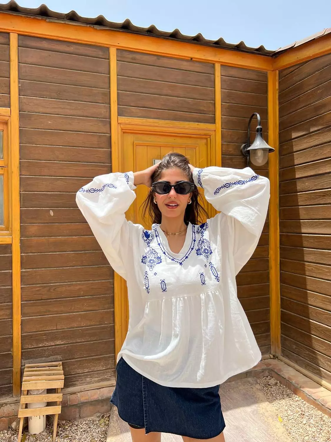 linen blouse image