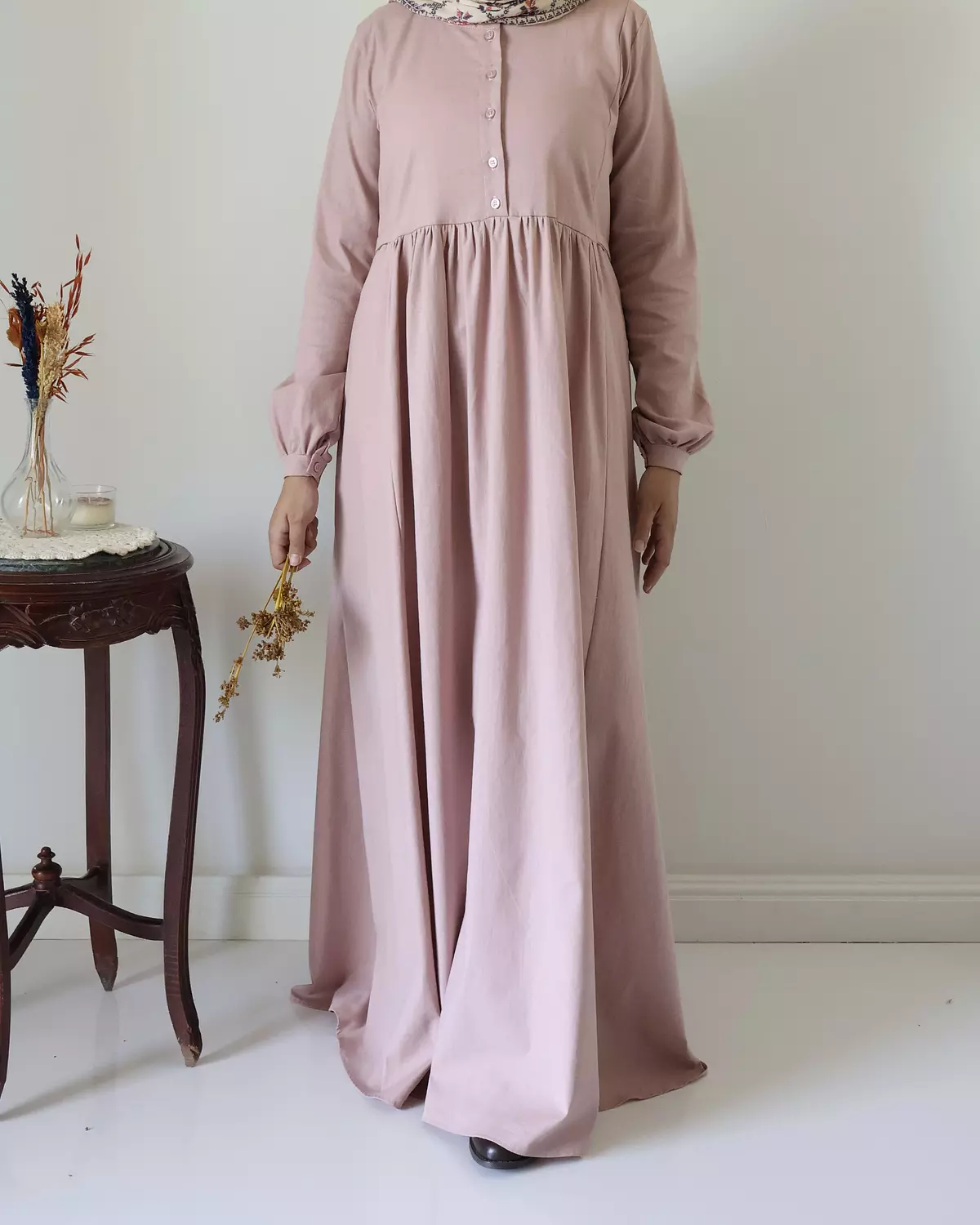 LINEN DRESS image