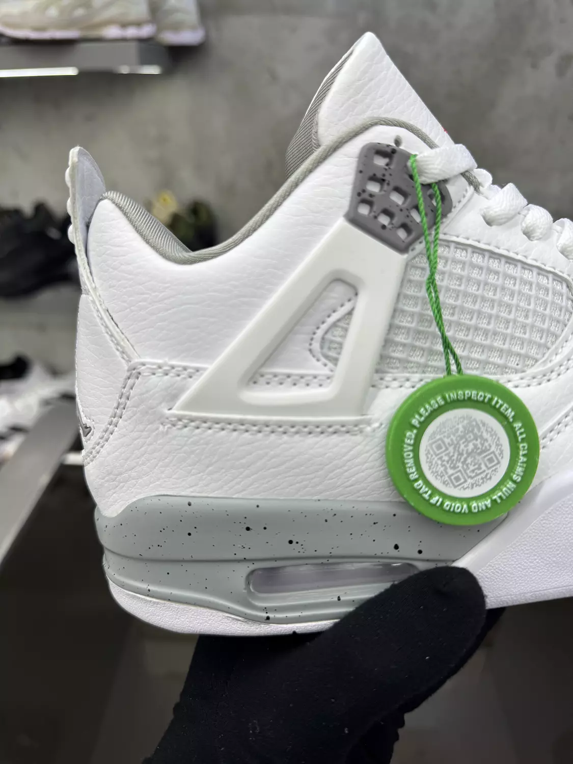 Nike Air Jordan 4 Retro White Oreo ‘’premium’’ 3