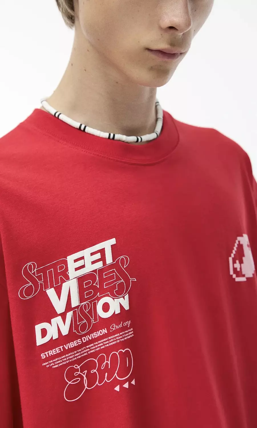 Pull&bear Stwd Red T-shirt 1