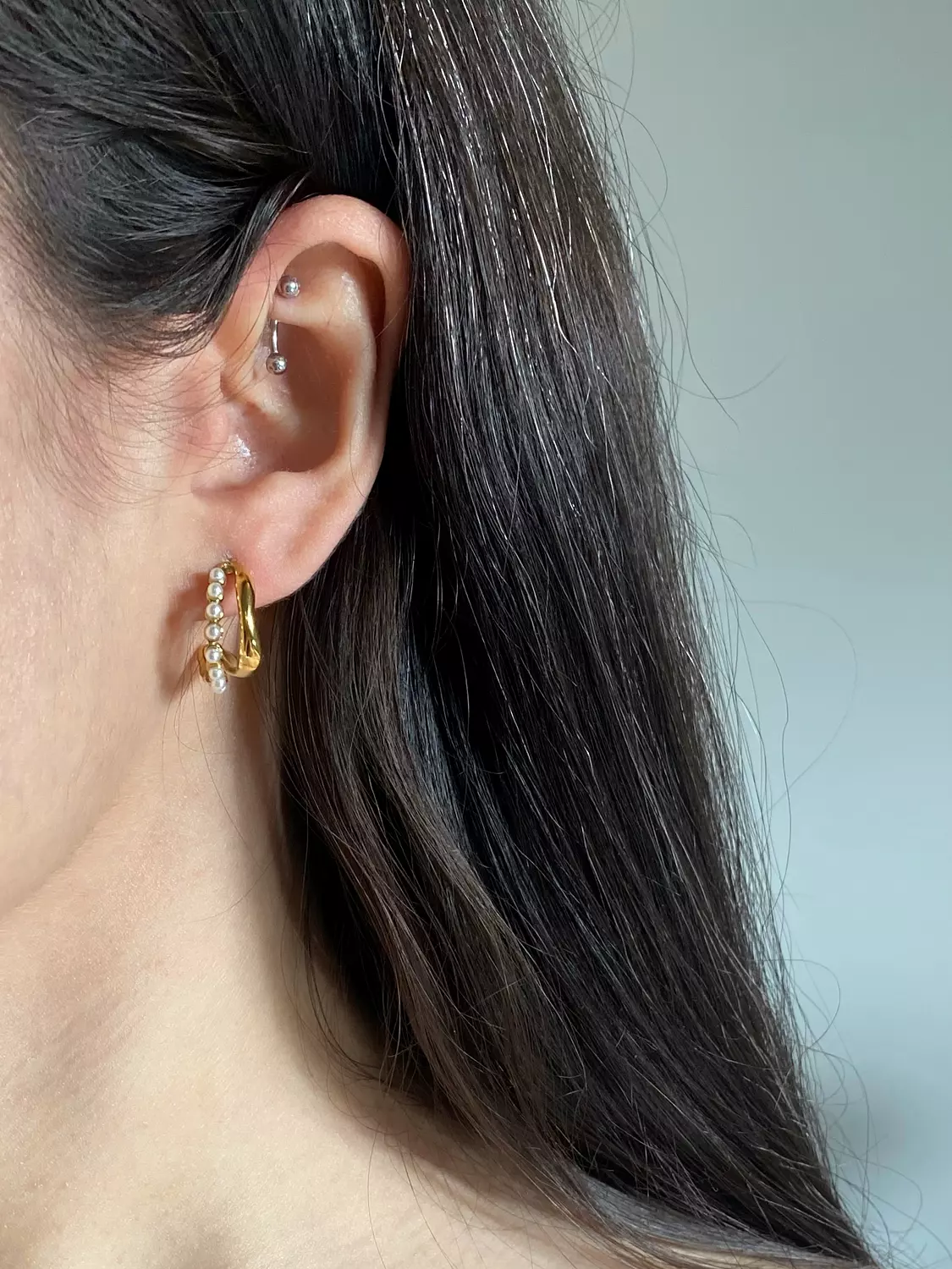 Pearly Layered Studs 1