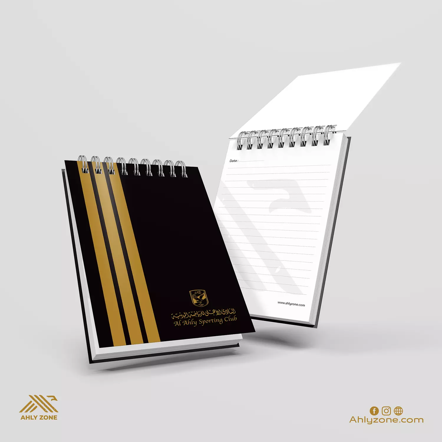 نوت بوك الاهلي الدهبي image