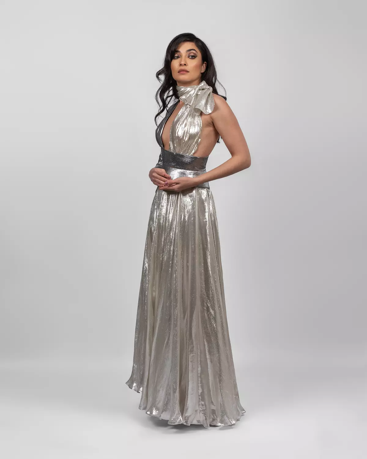 Celestial One-shoulder White Dress 2