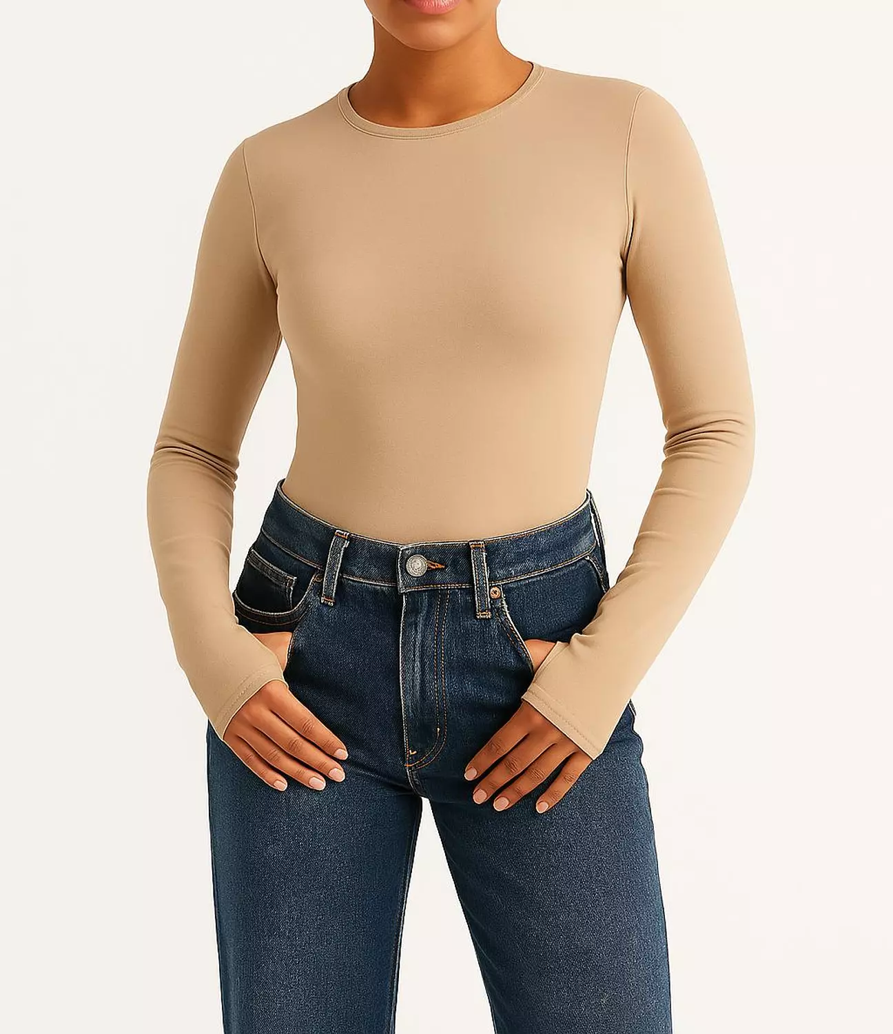 Long sleeve cotton Basic 2