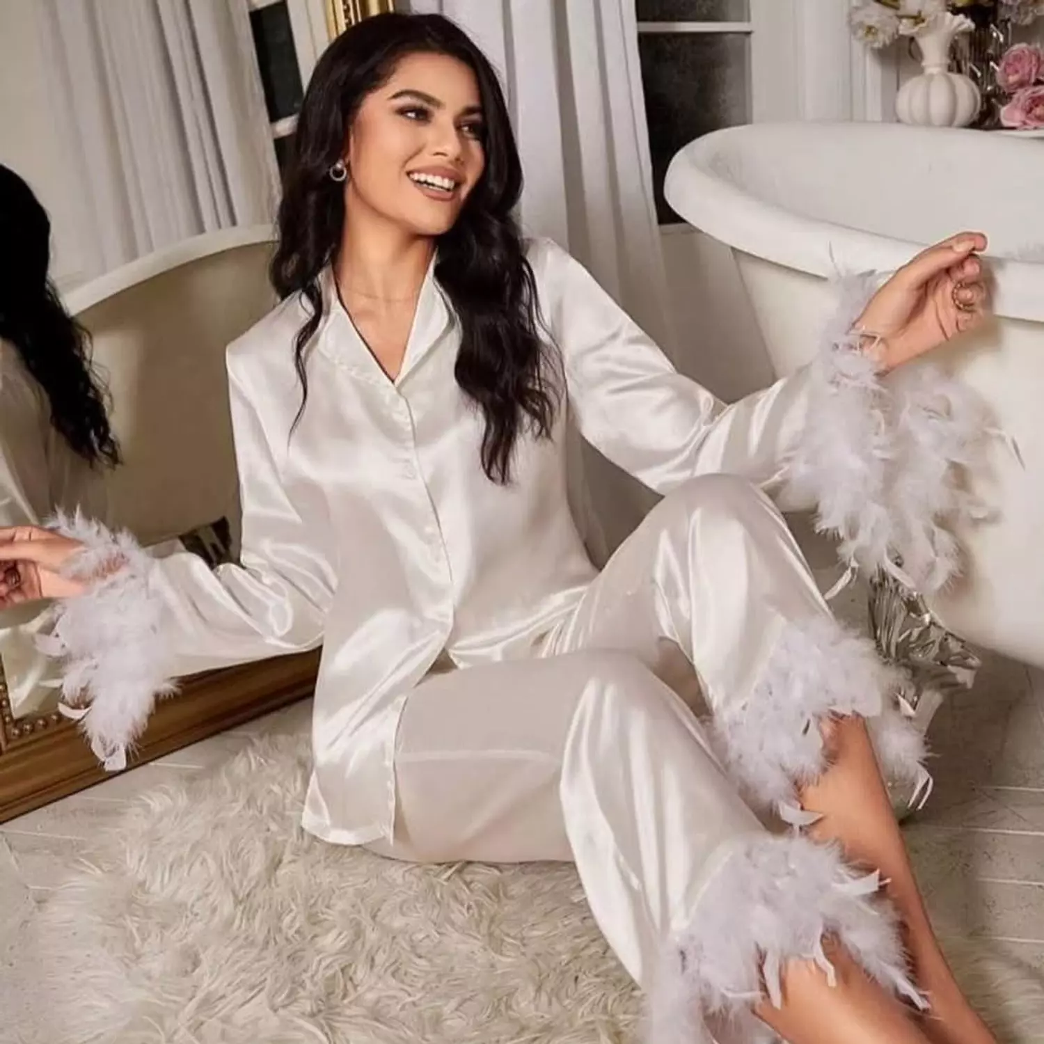 2-piece bridal pajama set 1