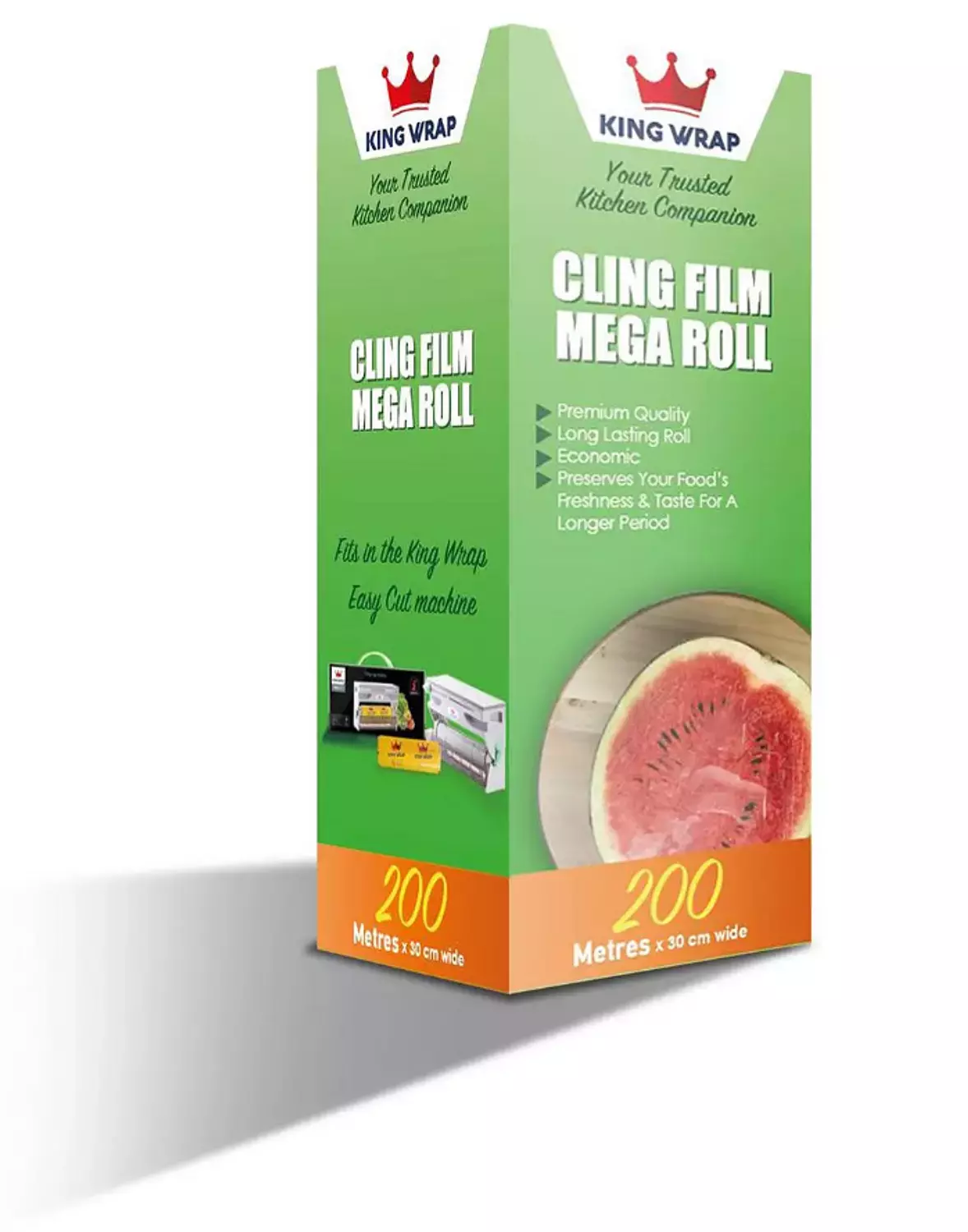 <p style="text-align: center"><span style="color: #000000ff"><strong>King Wrap - Cling Film Mega Roll ( 30 CM x 200 M )</strong></span></p>