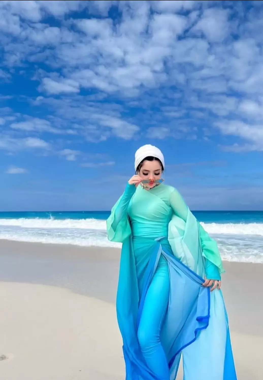 Shades of green burkini  6