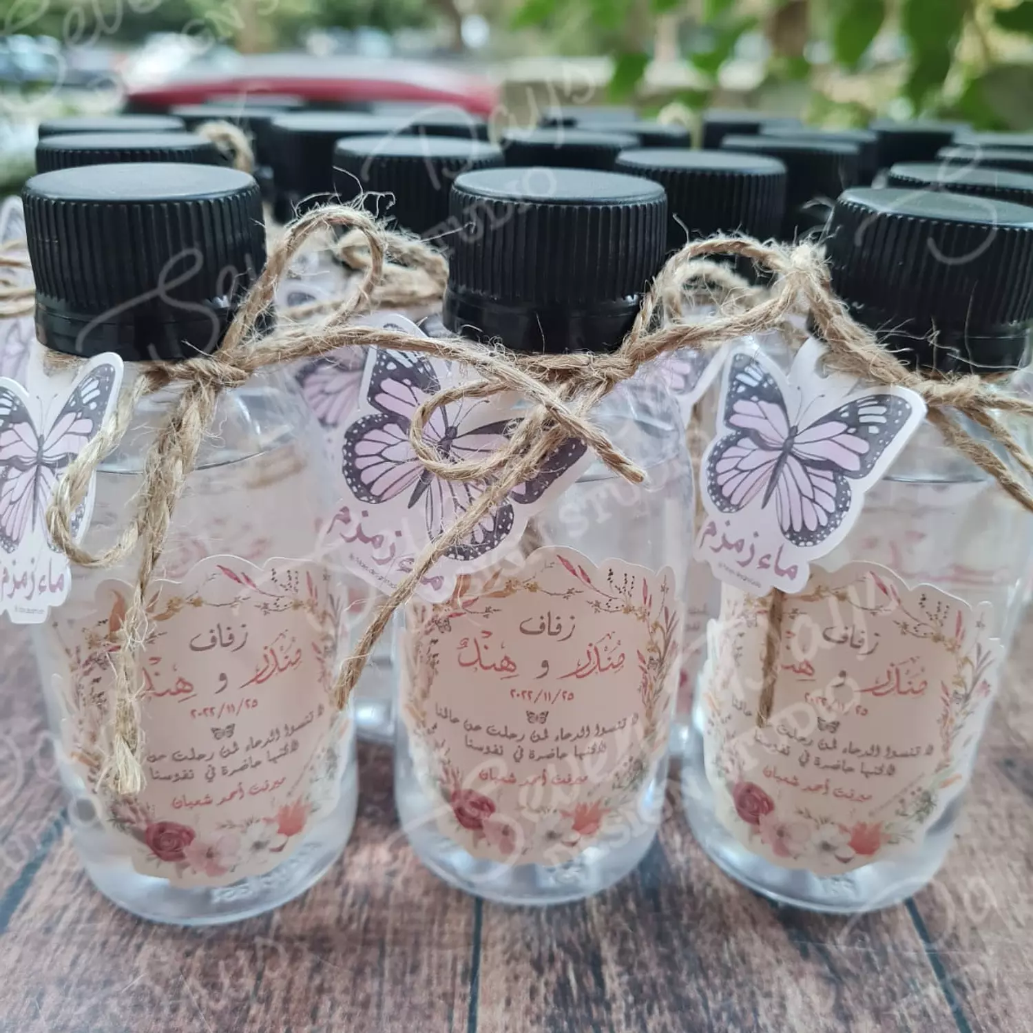 Flower Wreath Butterfly Zamzam Water 3