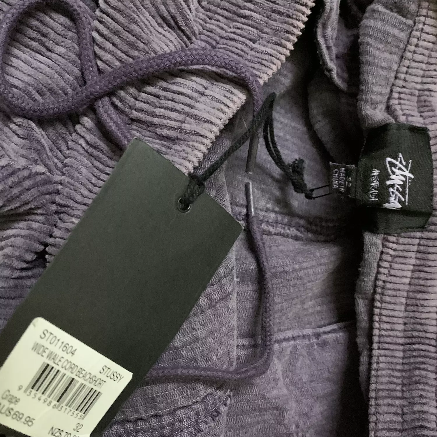 Stussy corduroy plain shorts 3