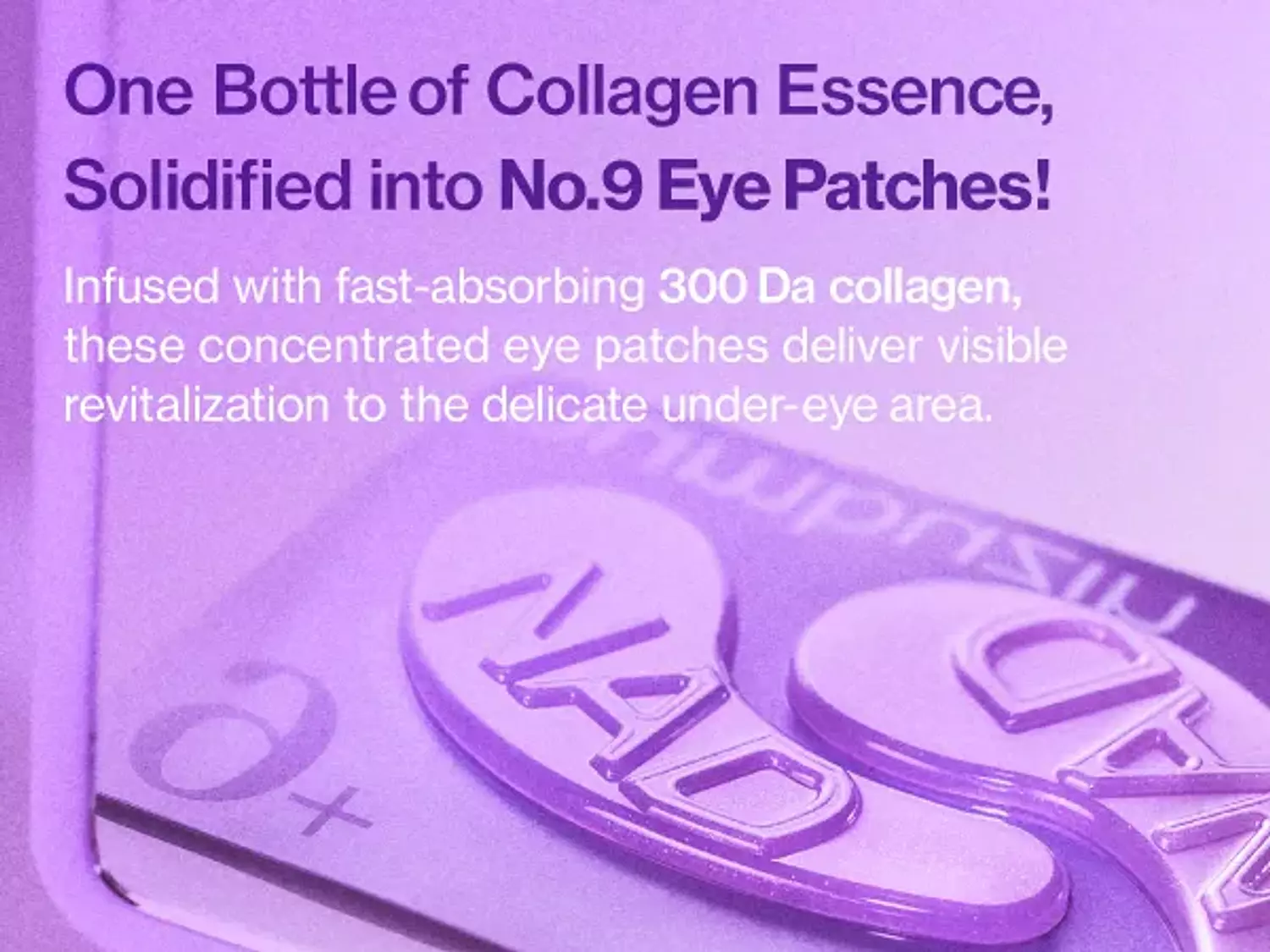 Numbuzin - No.9 NAD+ Collagen Under Eye Patches 2