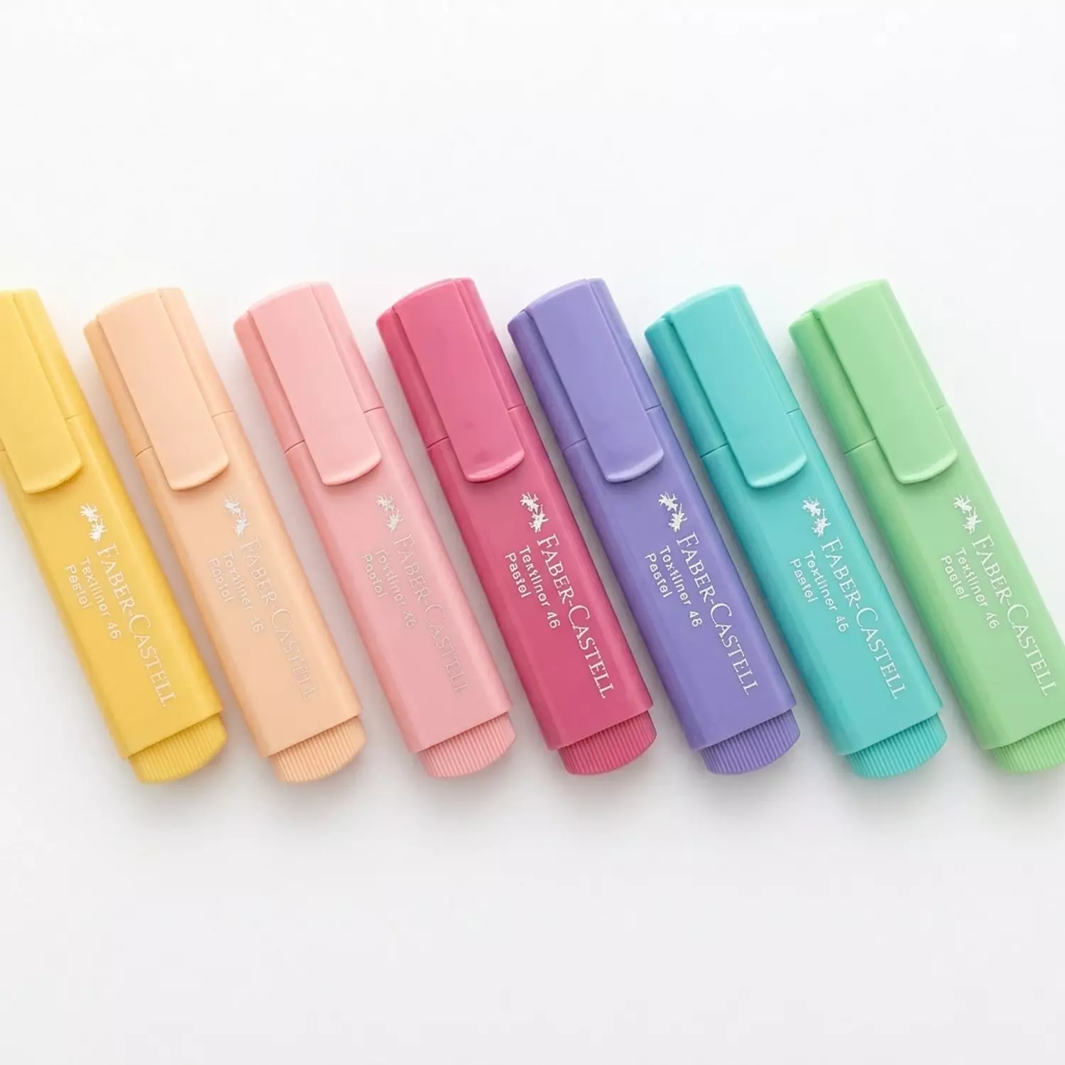 Textliner 46 Pastel Highlighter Faber Castell هاي لايتر درجات بستيل image