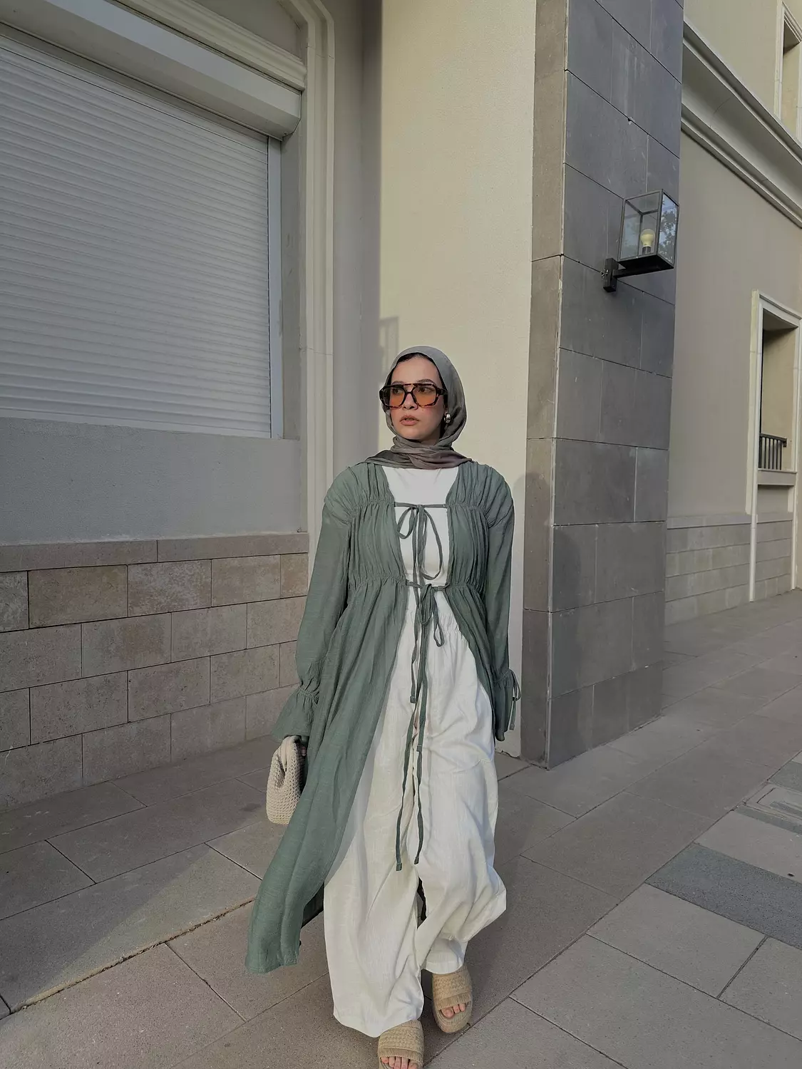 Milya cardigan in mint green  image