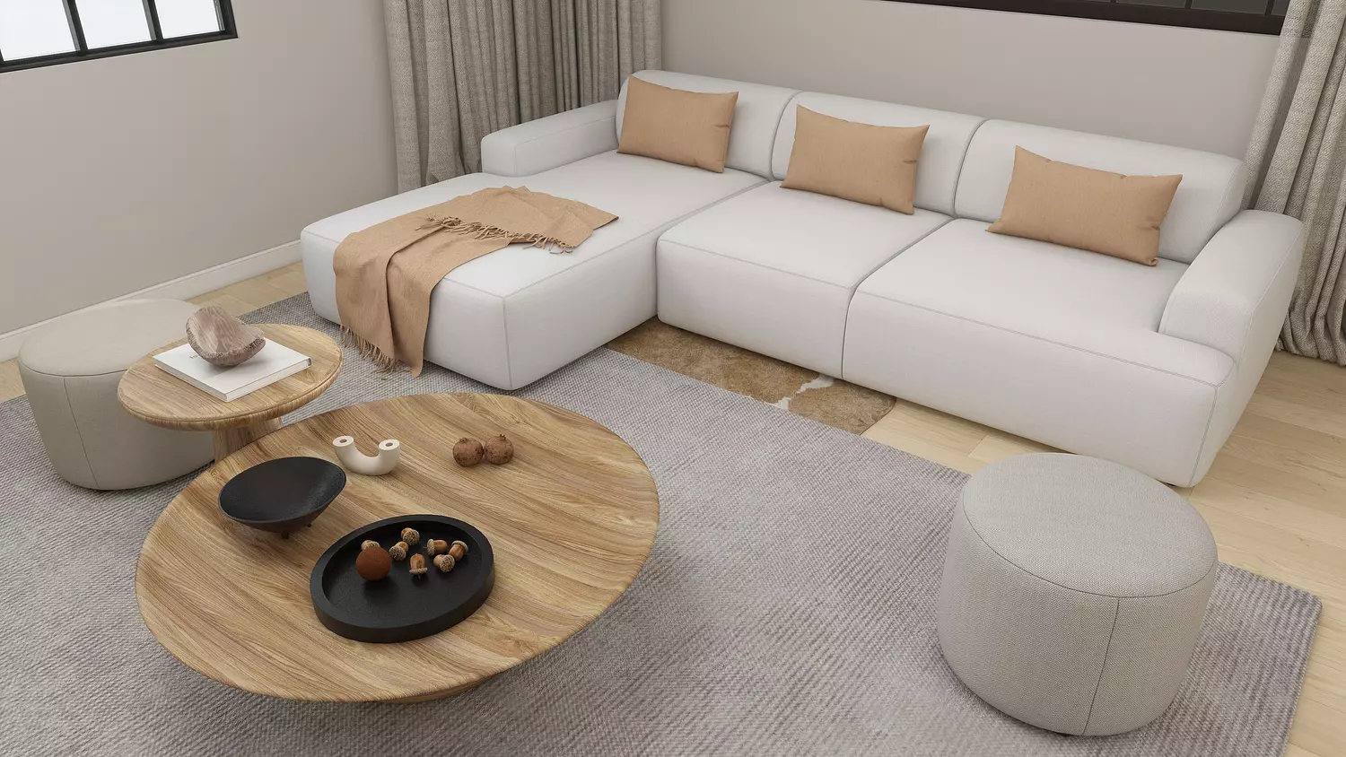 Argenta L-shape Sofa 3