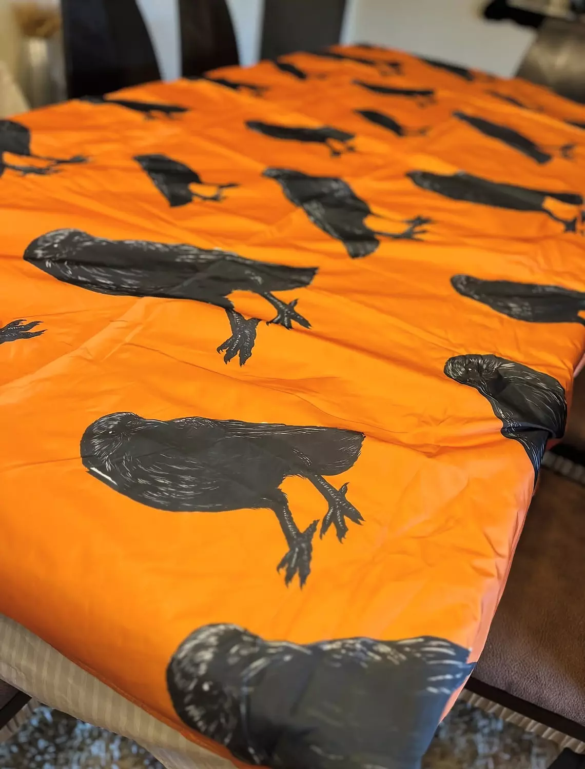 Black Raven Halloween Tablecover 1