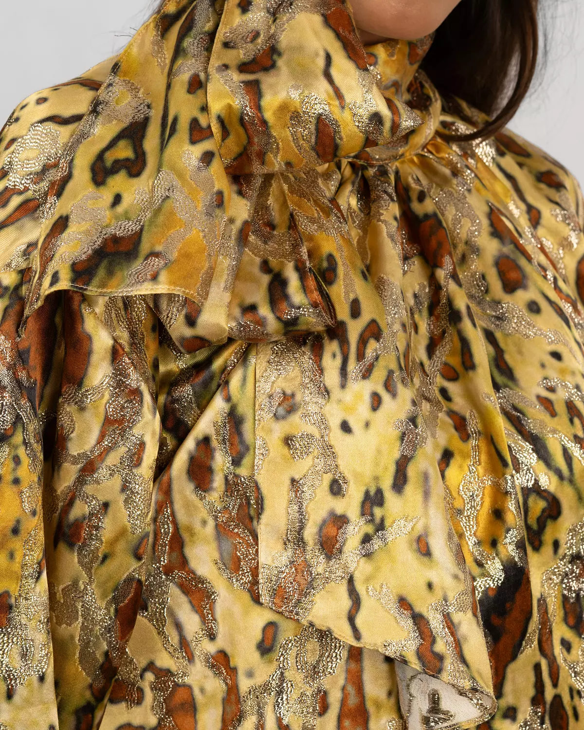 Animal-Print Oversized Blouse 9